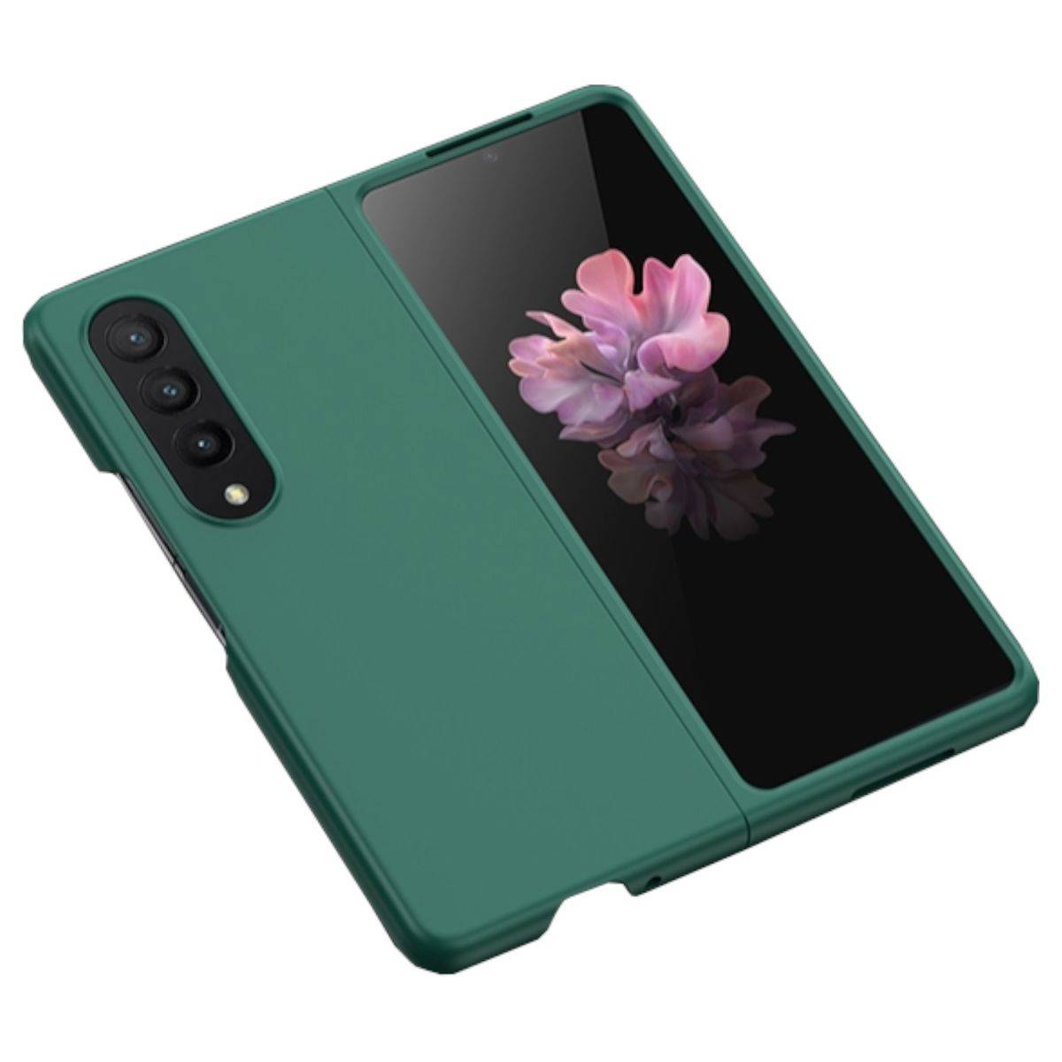 Für Samsung Galaxy Z Fold4 TPU Silikon Skin Grün Etui Handy Tasche