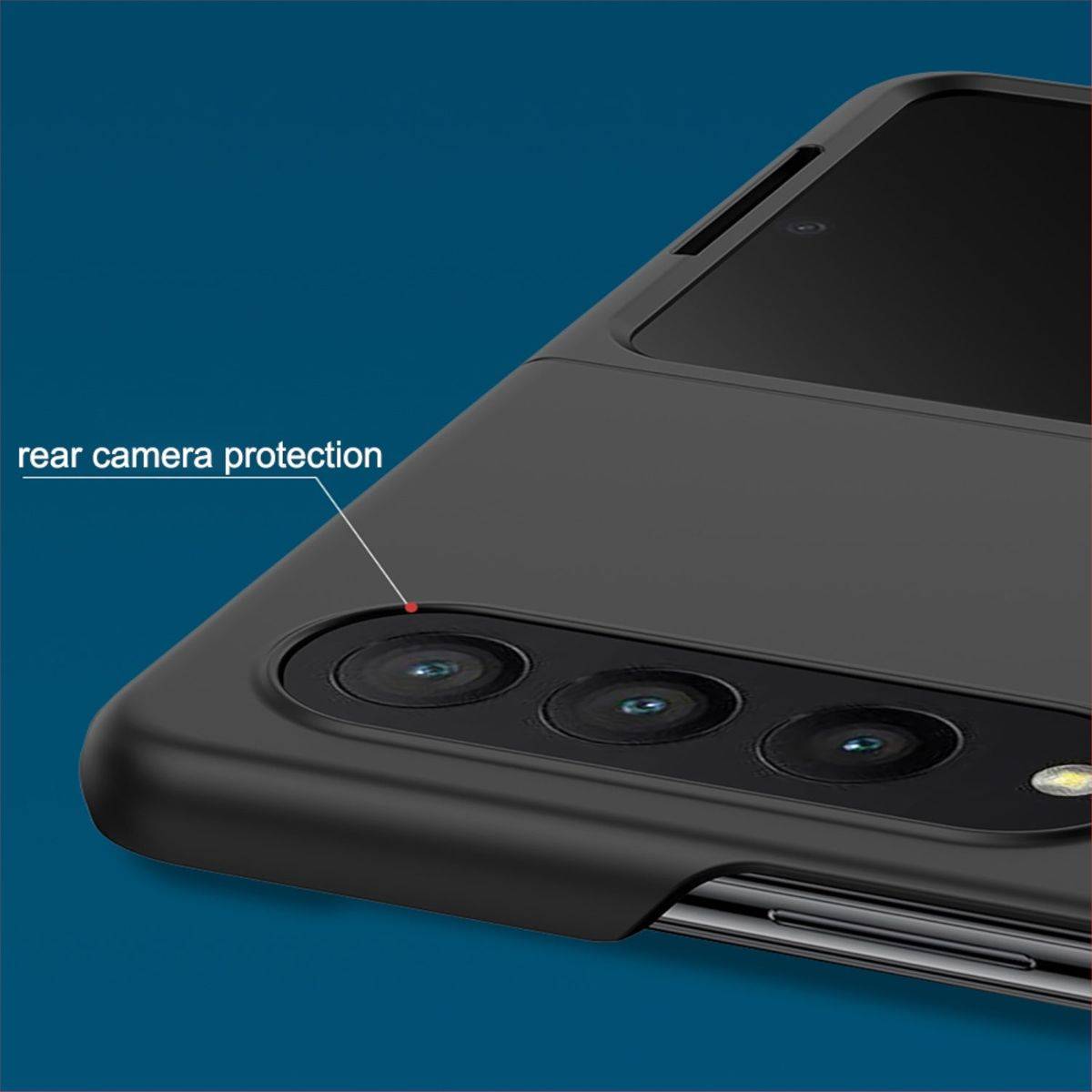 Für Samsung Galaxy Z Fold4 Silikoncase TPU Skin Feel Schutzhülle Lila Schutz Case Cover Etui Handy Tasche