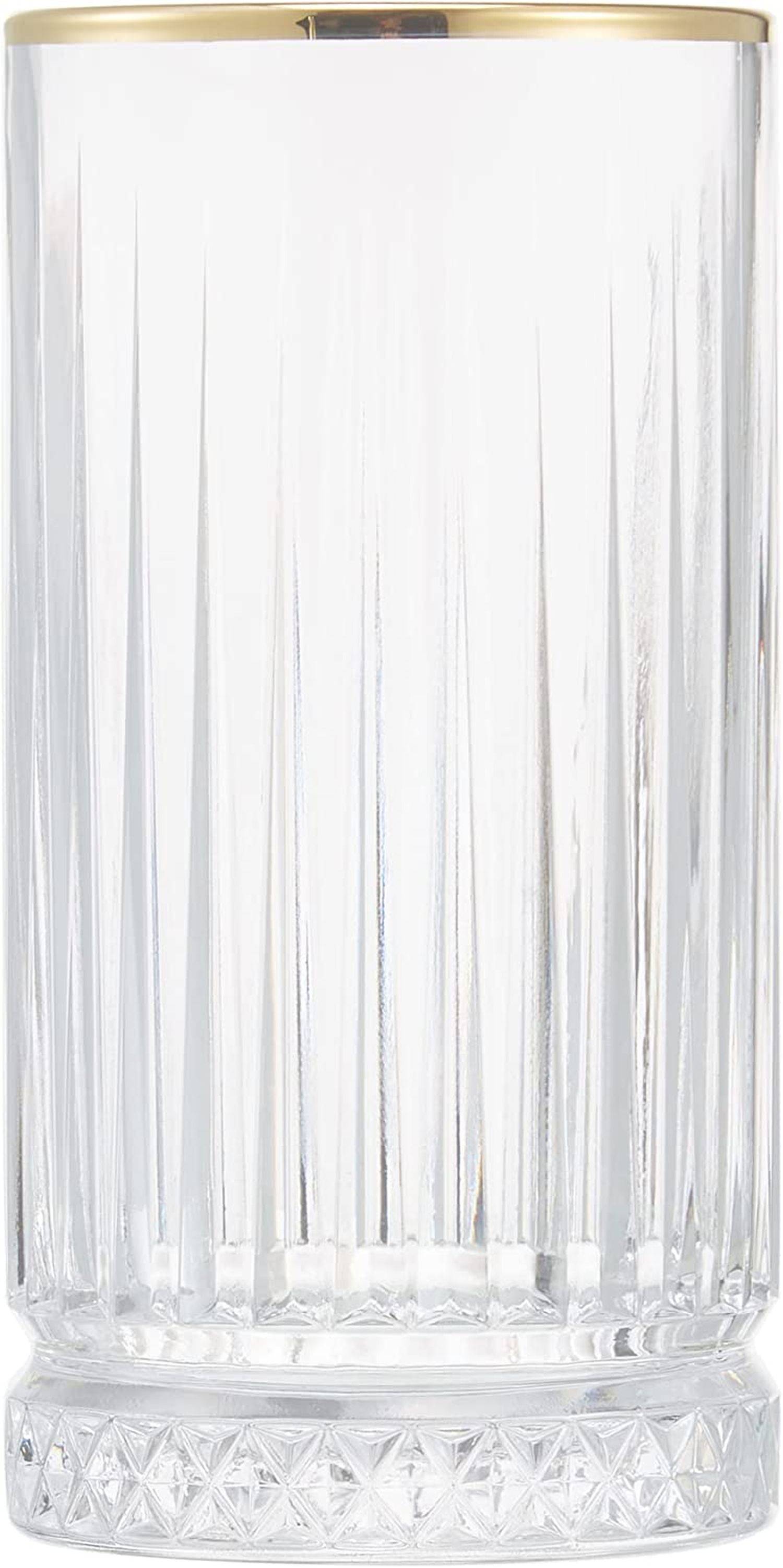 Pasabahçe Golden Touch Elysia Saftglas 4er 450cc, Goldenes Detail