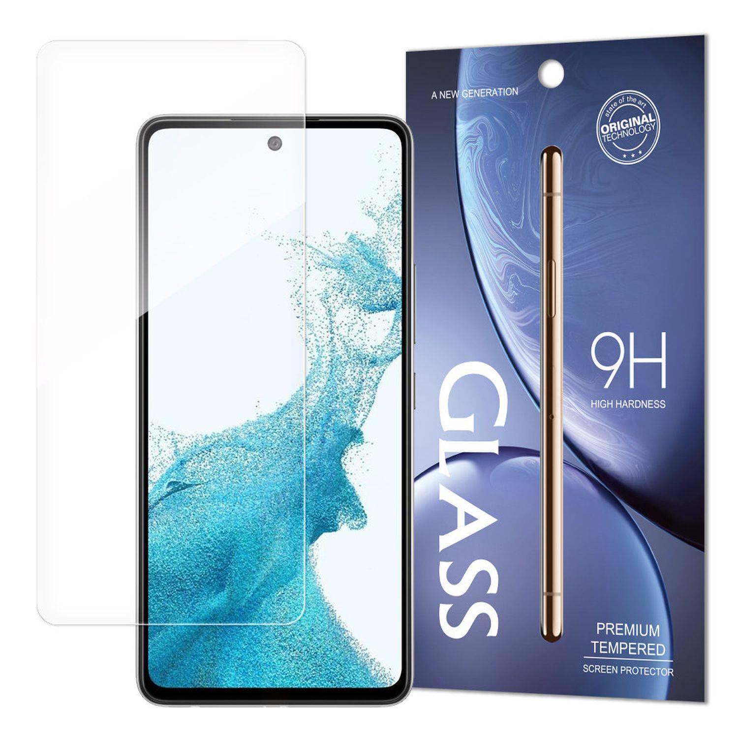 Schutzglas 9H kompatibel mit SAMSUNG GALAXY A34 5G Displayschutzfolie Passgenau Glas