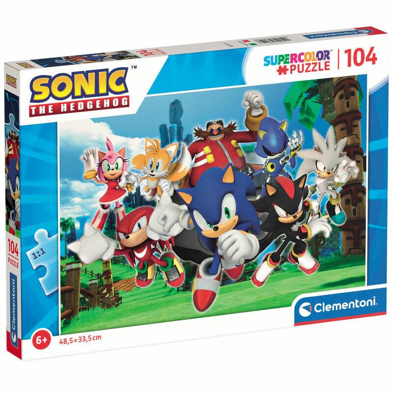 Clementoni Puzzlespiel Sonic, 104 Teile.