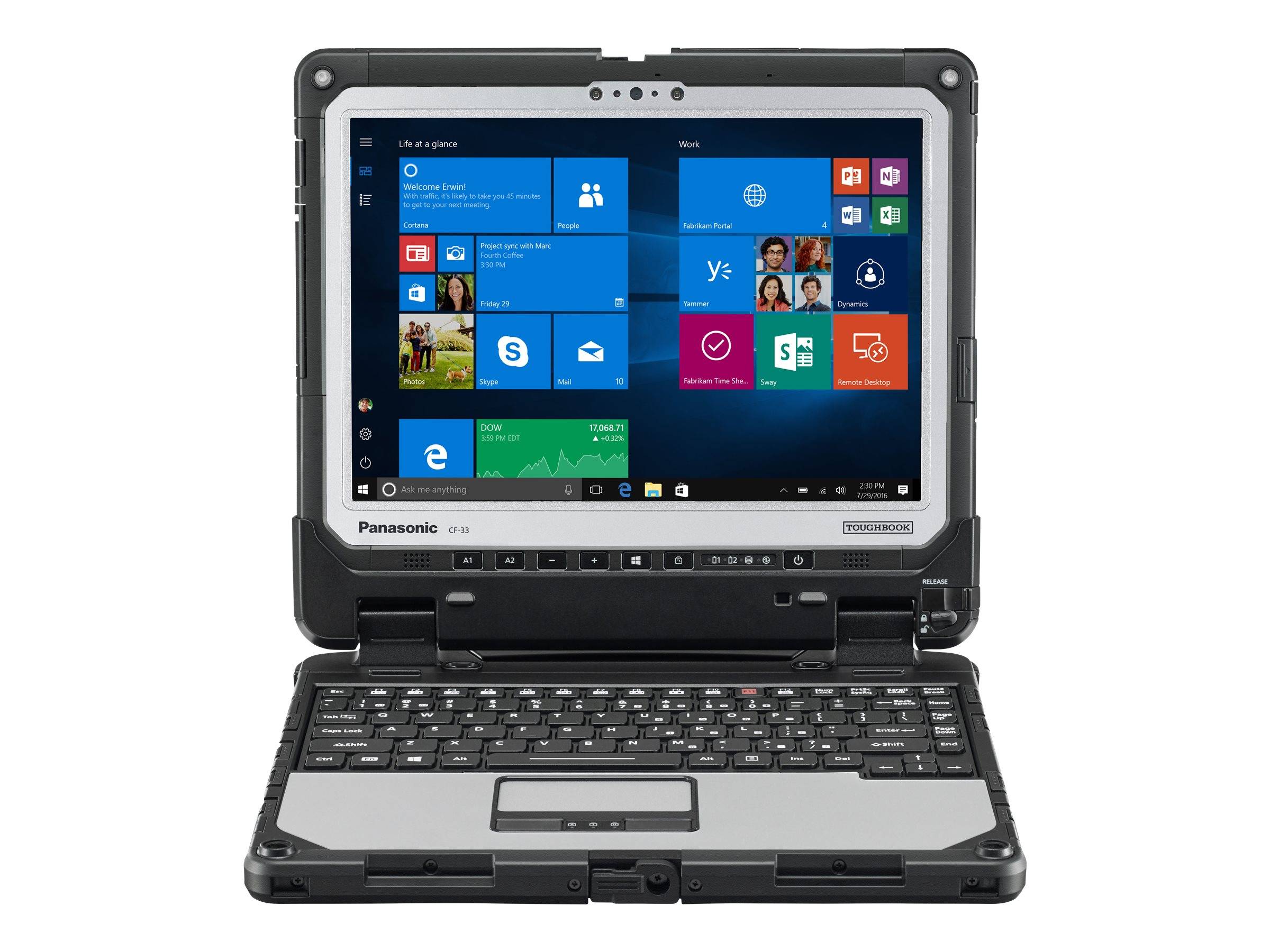 Panasonic Toughbook CF-33 - Robust - Tablet - mit Tastatur-Dock - Intel Core i5