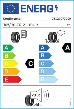 Continental SportContact 7 ( 305/30 ZR21 (104Y) XL EVc )