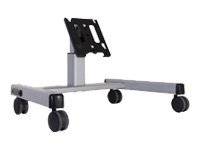 Chief Confidence Medium 2' Monitor Mobile Cart - For Displays 32-65"" - Black - Wagen - für Flachbildschirm - Aluminium