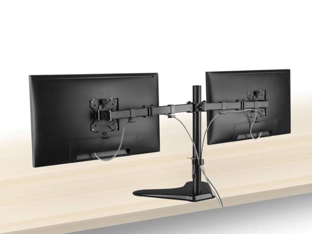 Monitor-Tischständer, 2 Bildschirme bis 32", VESA