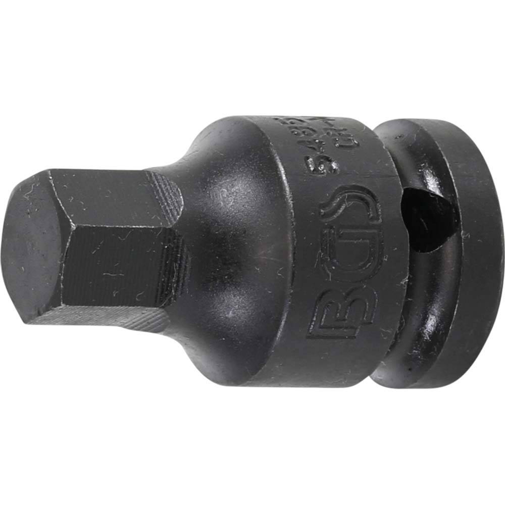 Kraft-Bit-Einsatz - Abtriebsprofilgröße 13 mm - max. Drehmoment 560 Nm - Antrieb Innenvierkant 12,5 mm (1/2")