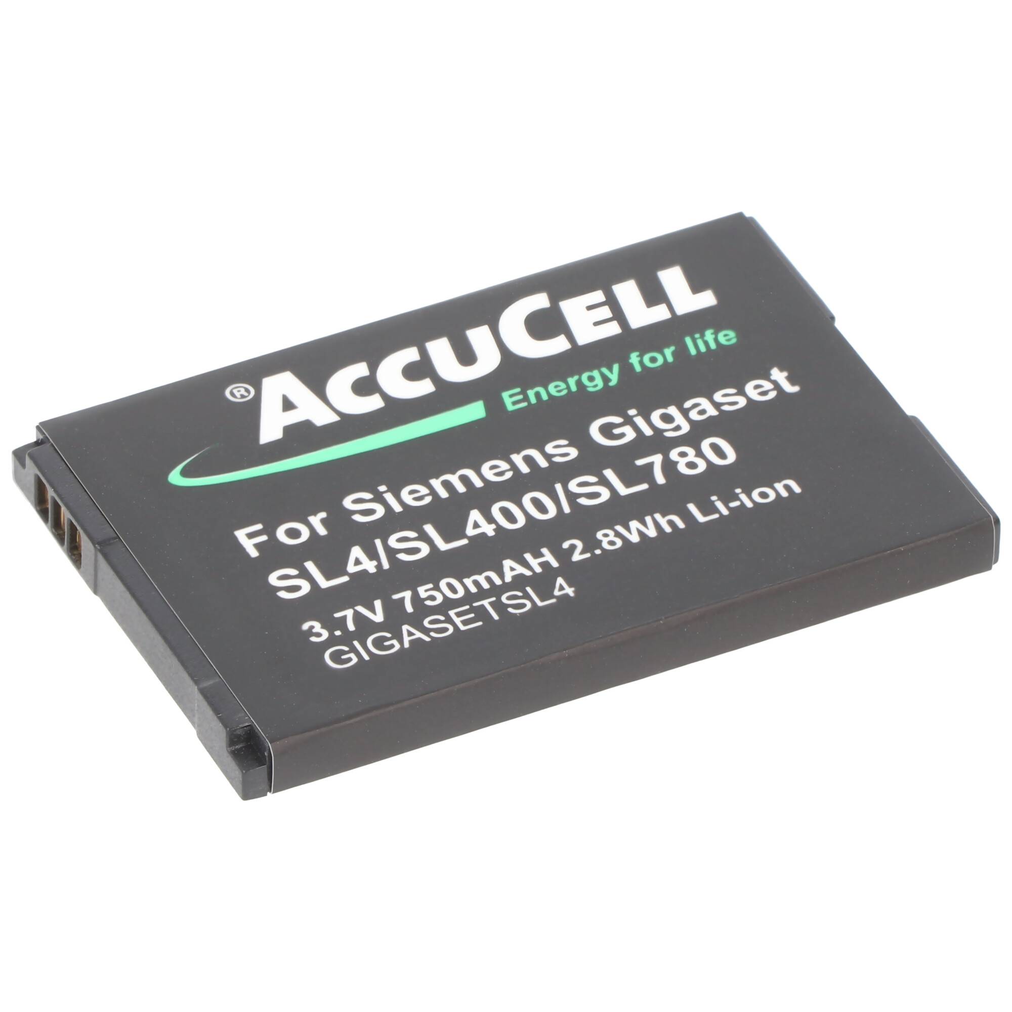 AccuCell Akku passend für Siemens SL4, SL5, SL400, SL78, SL780, SL785, SL788