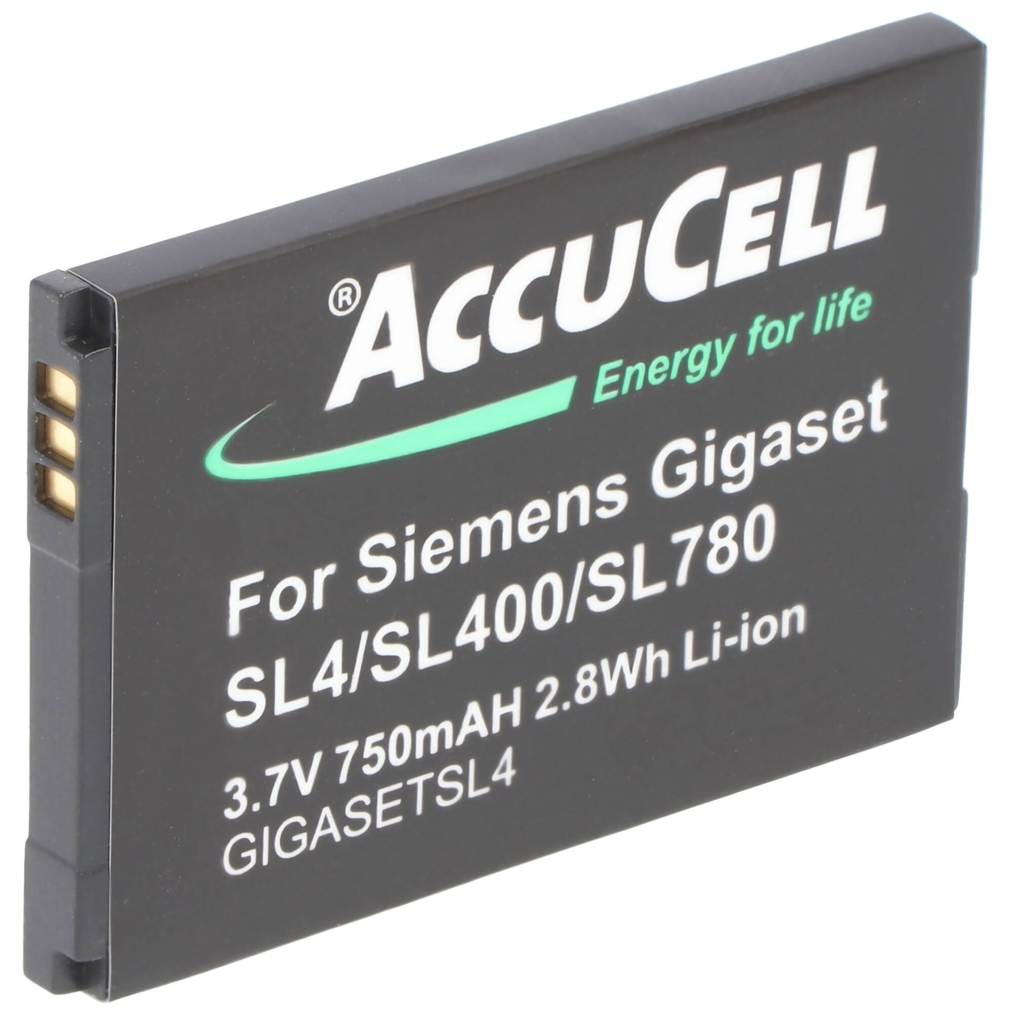 AccuCell Akku passend für Siemens SL4, SL5, SL400, SL78, SL780, SL785, SL788