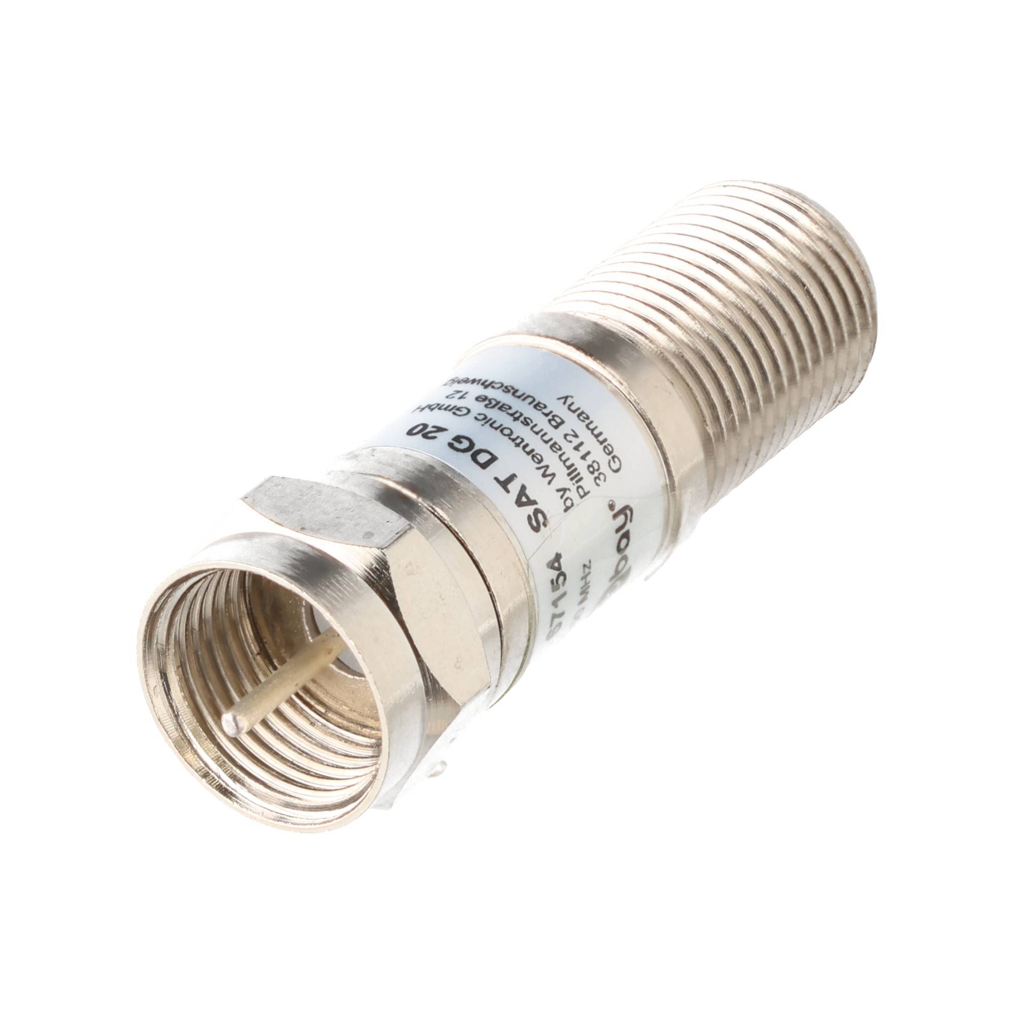 Goobay SAT Dämpfungsglied 20 dB - F-Stecker > F-Buchse