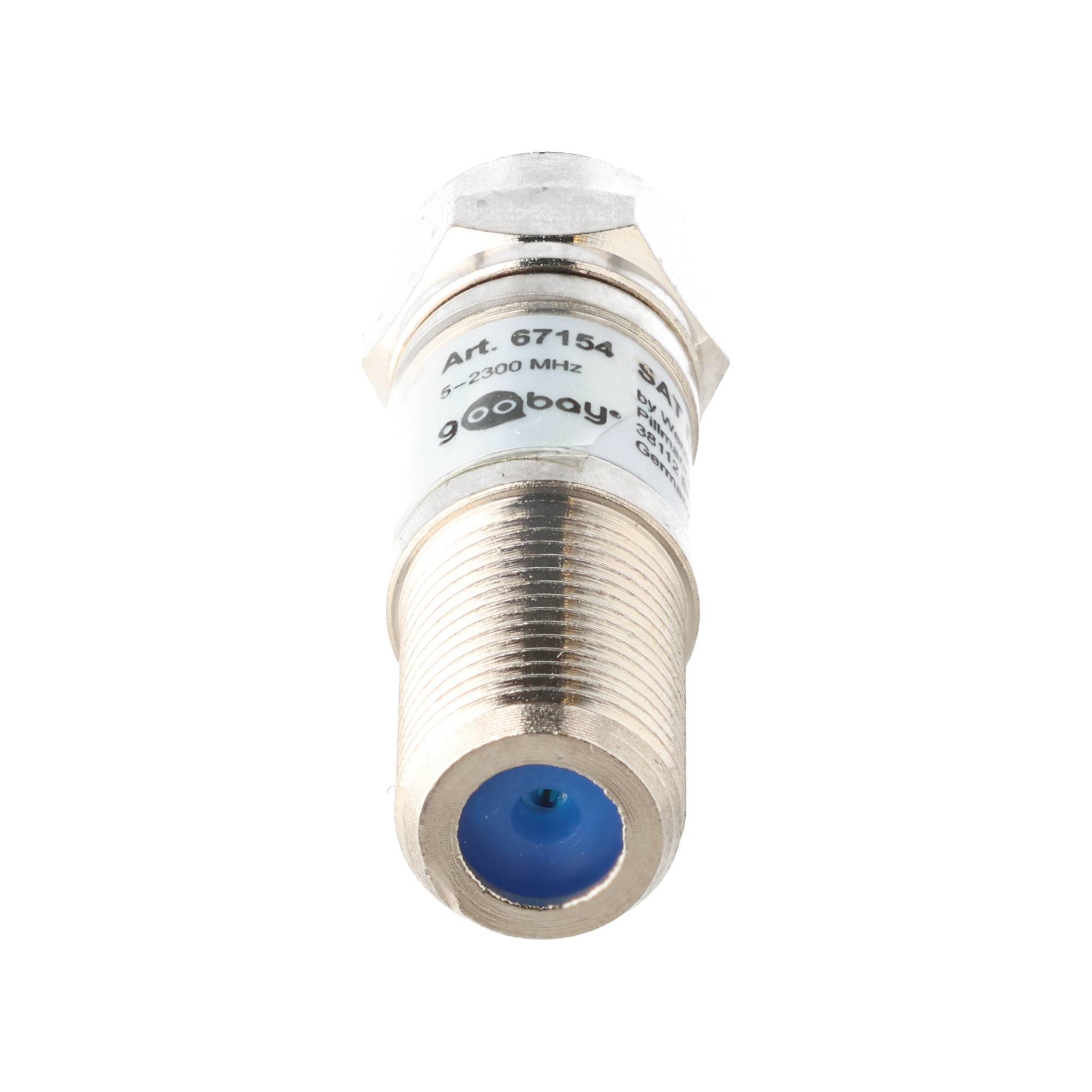 Goobay SAT Dämpfungsglied 20 dB - F-Stecker > F-Buchse