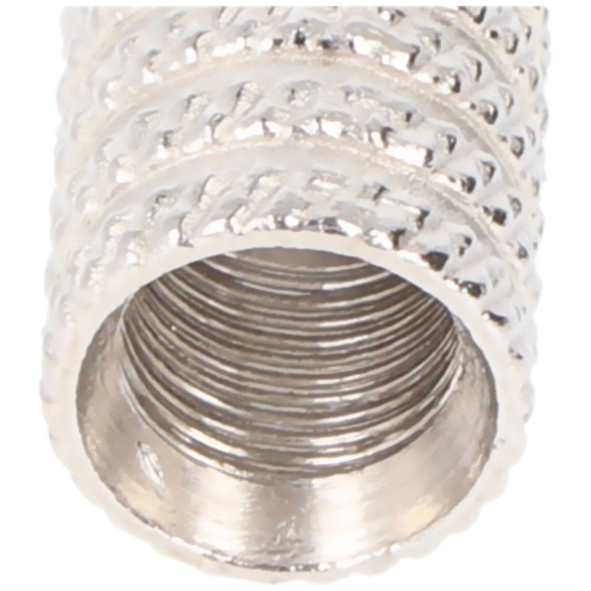 Goobay Aufdreh-F-Stecker 6,0 mm - Aufdreh-Adapter aus Zink mit Nickelkontakten