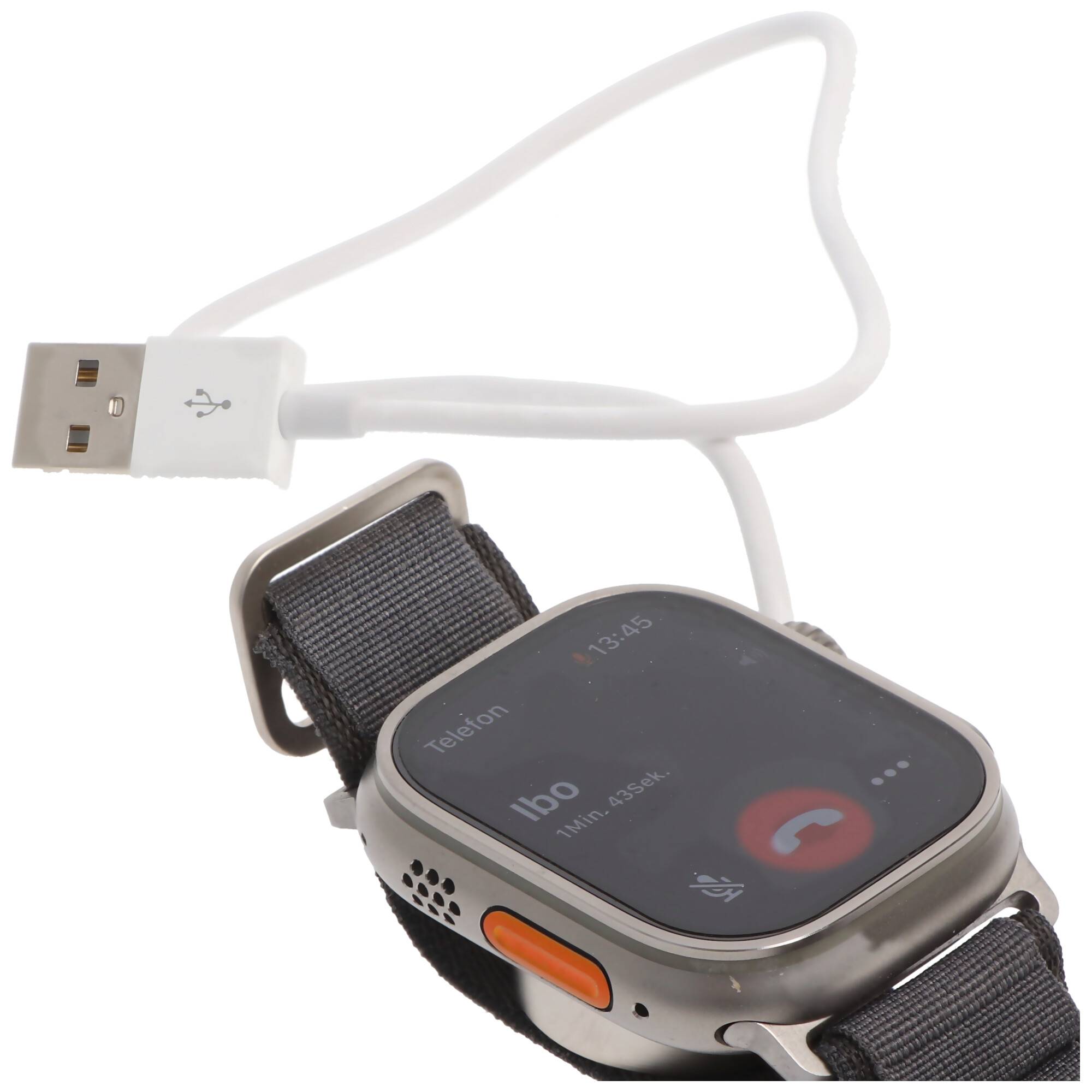 Ersatz Ladekabel passend für Apple Watch Ultra 49mm, Apple Watch Serie 8, SE, 7, 6, 5, 4, 3, 2