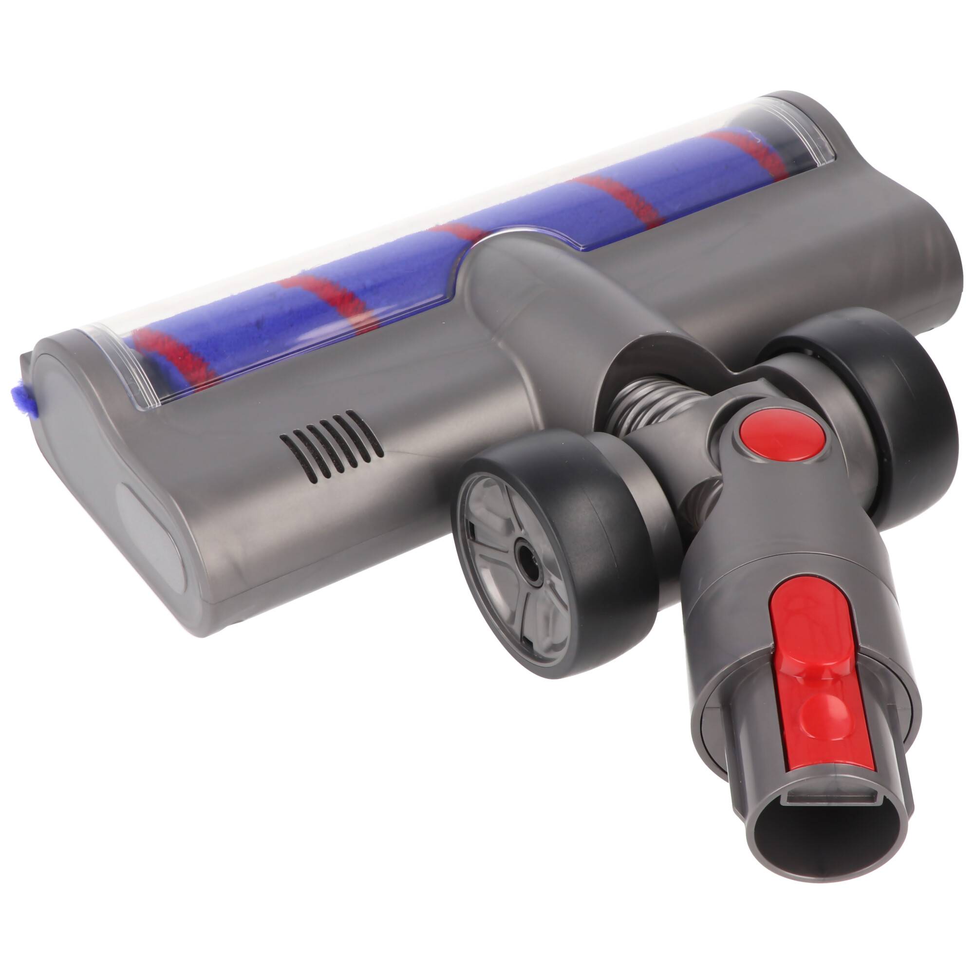 Hartbodendüse, Softroller passend für Dyson V7, V8, V10, V11, V15, motorisiert, mit 4 LED-Frontlichter, 180° flexibel dr