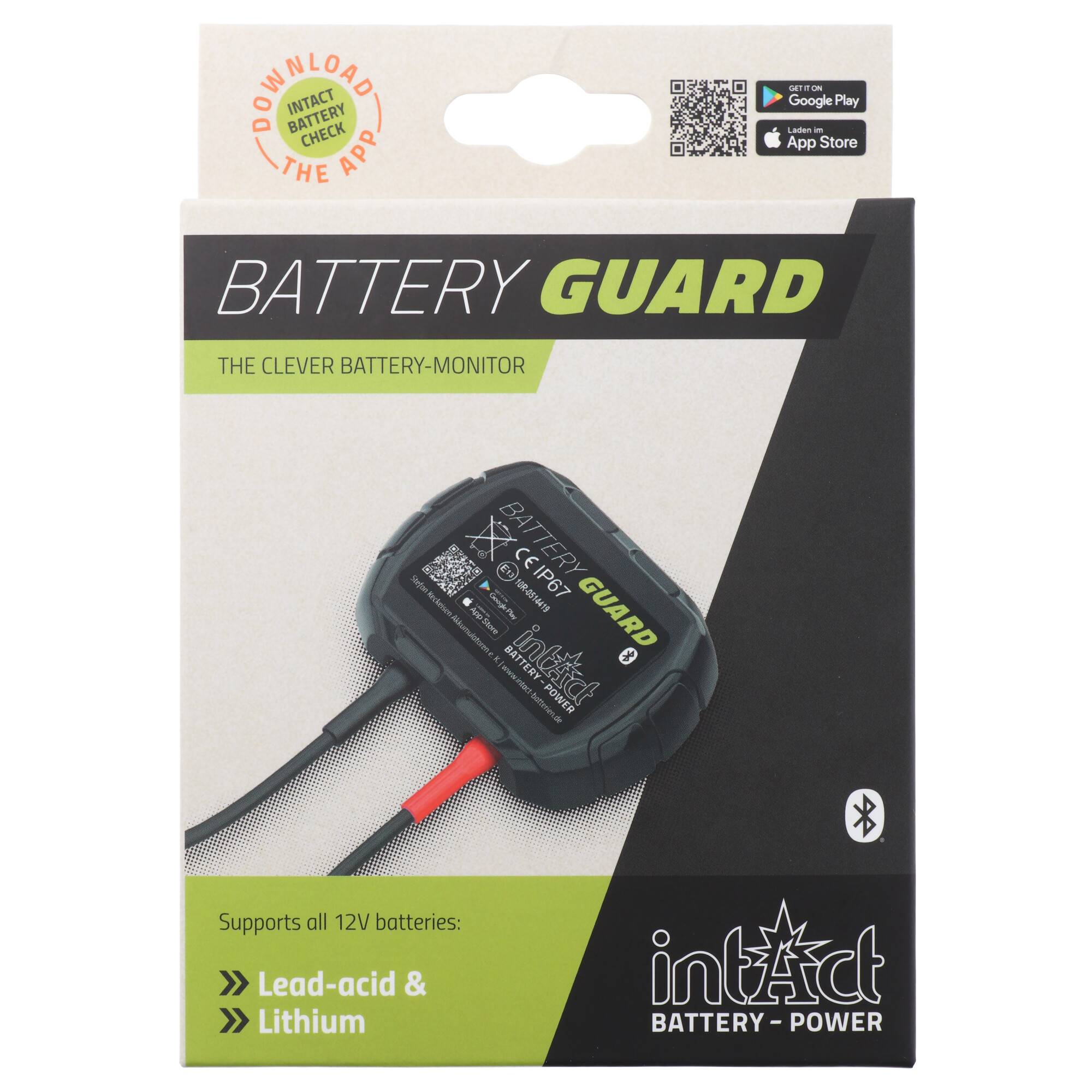 inTact Batterieüberwachung GL10 Battery-Guard 12 V Bluetooth® und appfähig