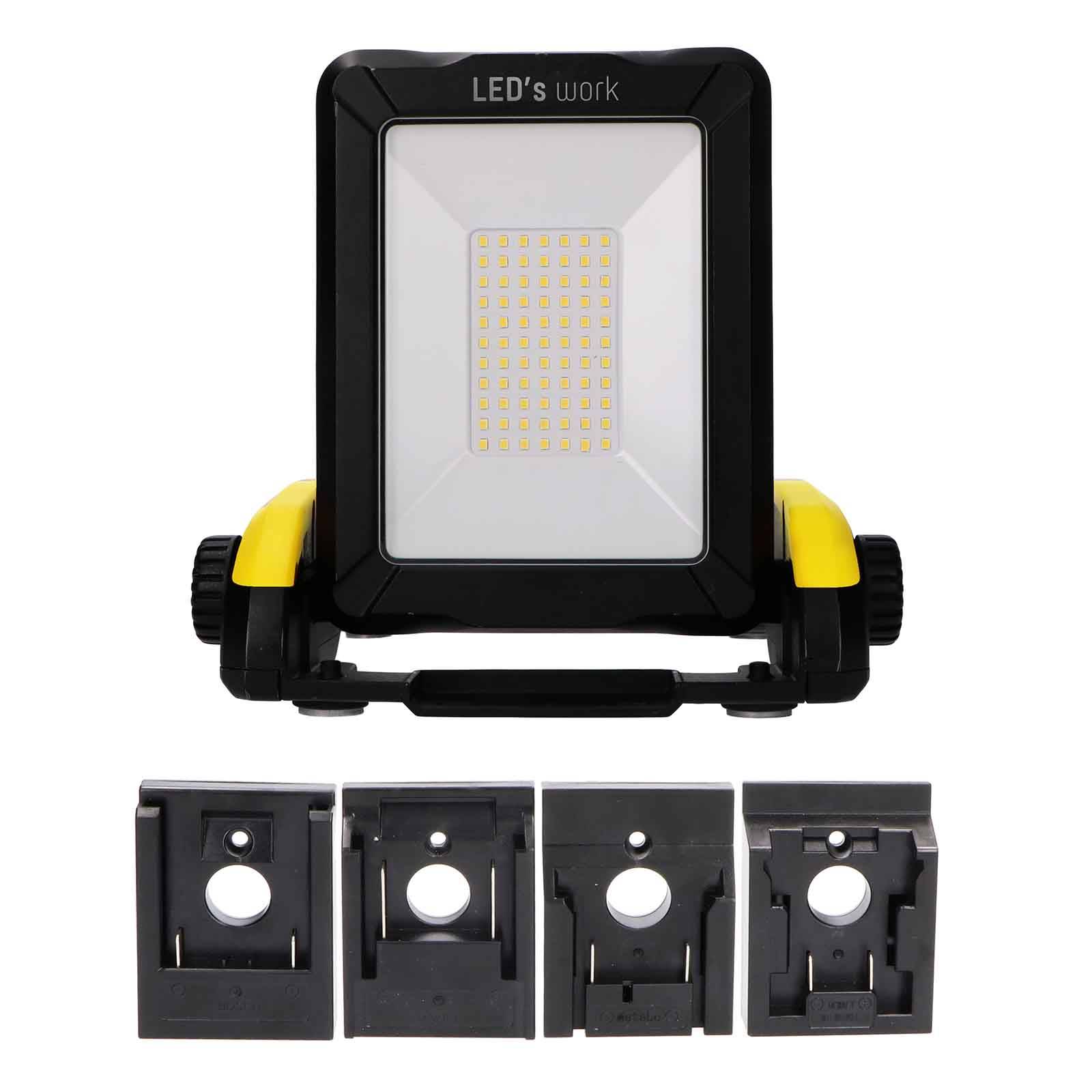 LED´s work Akku-Baustrahler 18V