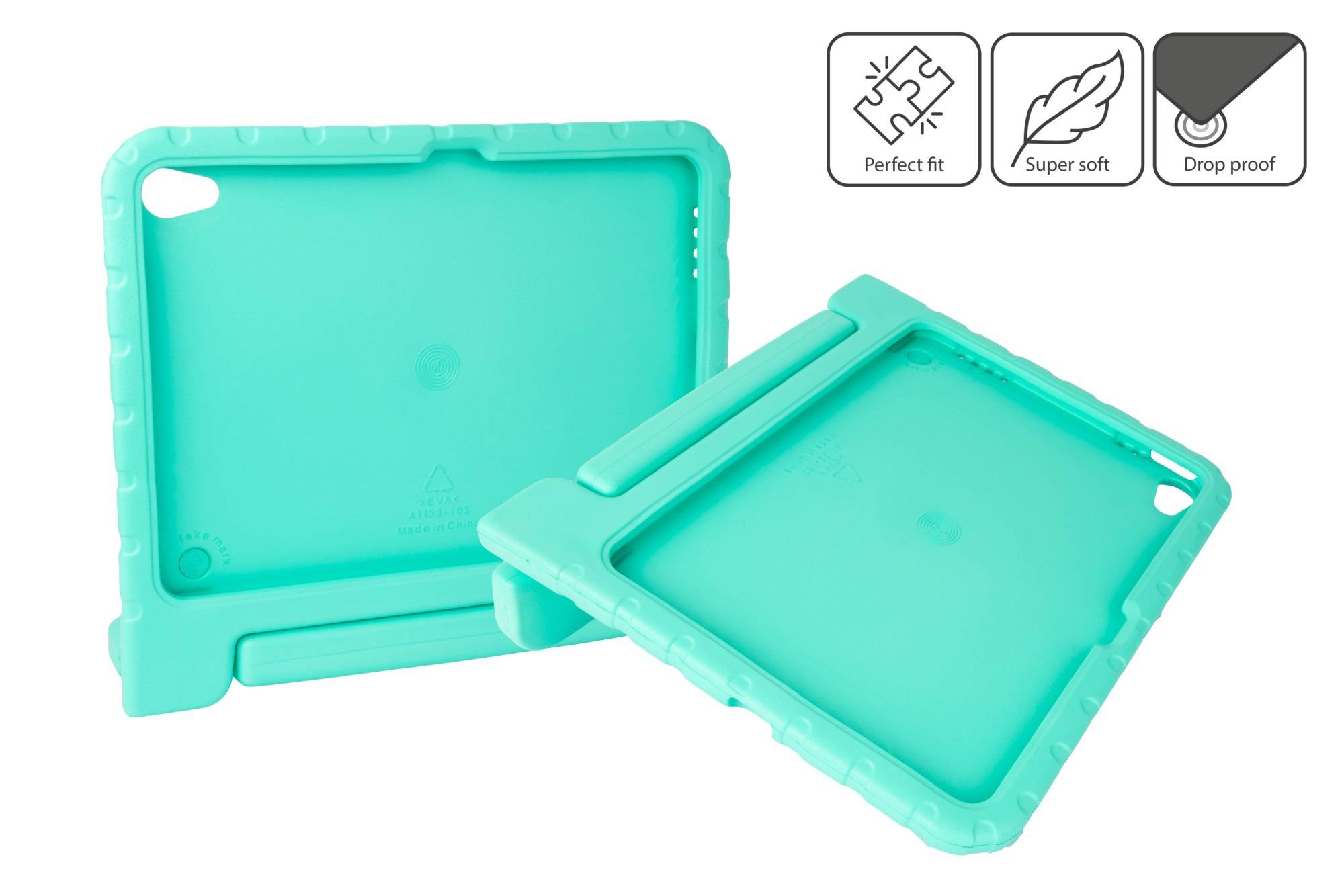 iPad 10,9" (10. Gen.) Tablet-Schutzhülle mit Kickstand, aqua, Good Connections®