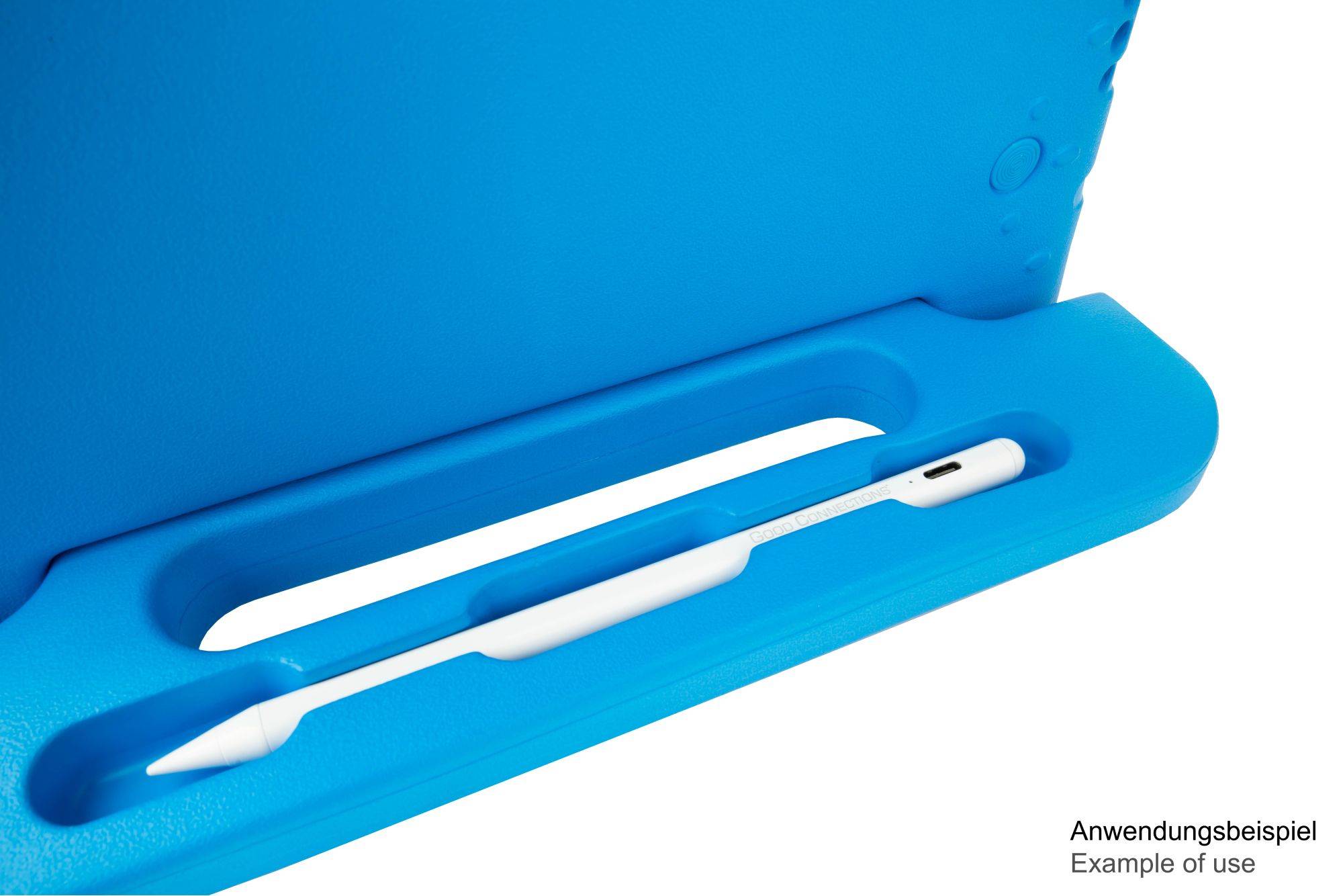 iPad 10,9" (10. Gen.) Tablet-Schutzhülle mit Kickstand, blau, Good Connections®