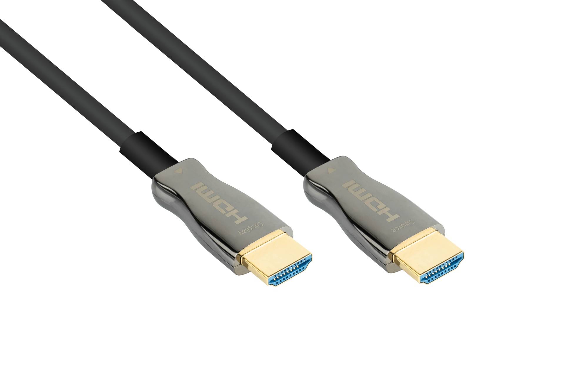 AOC Hybrid High-Speed HDMI® 2.0b, stahlarmiert, 4K @60Hz, 18 GBit/s, schwarz, 5m, PYTHON® Series