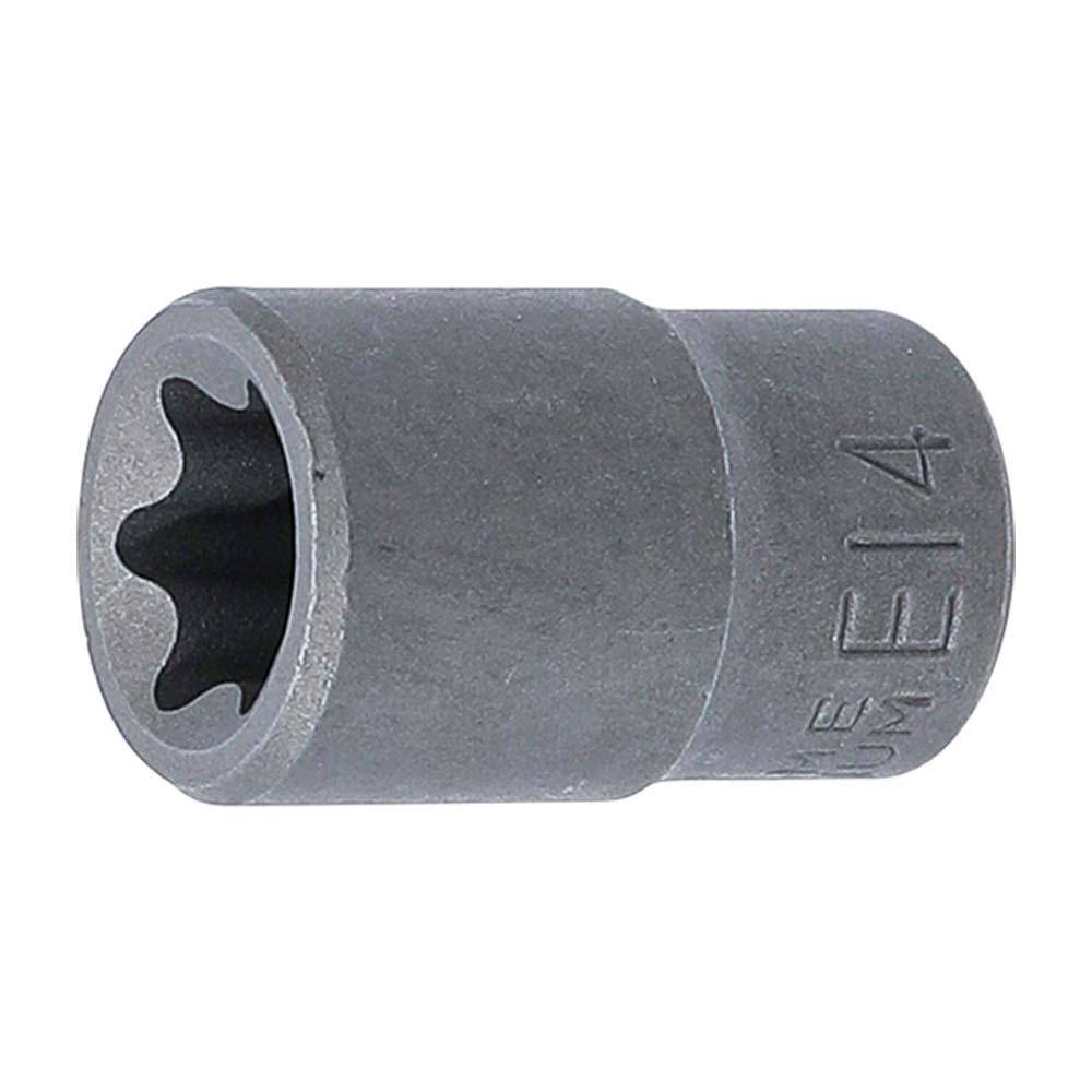 Steckschlüssel-Einsatz E-Profil - Antrieb Innenvierkant 10 mm (3/8") - SW E14