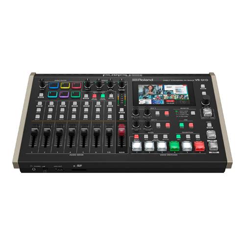 ROLAND VR-6HD - 6-Kanal All-in-One HD AV-Mixer (4,3 Zoll Touchscreen | 6x HDMI-In & 3x HDMI-Out | 28-Kanal Audio-Mixer |