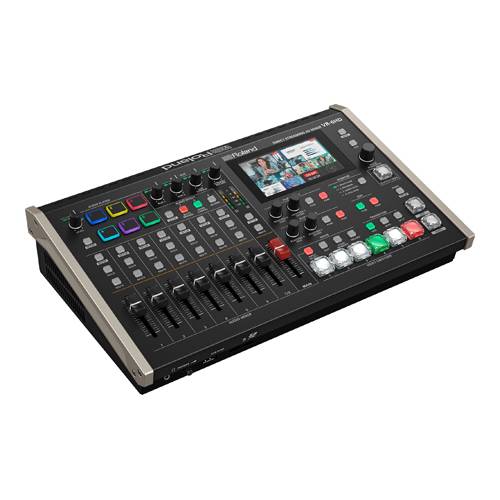 ROLAND VR-6HD - 6-Kanal All-in-One HD AV-Mixer (4,3 Zoll Touchscreen | 6x HDMI-In & 3x HDMI-Out | 28-Kanal Audio-Mixer |