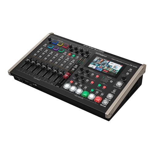 ROLAND VR-6HD - 6-Kanal All-in-One HD AV-Mixer (4,3 Zoll Touchscreen | 6x HDMI-In & 3x HDMI-Out | 28-Kanal Audio-Mixer |