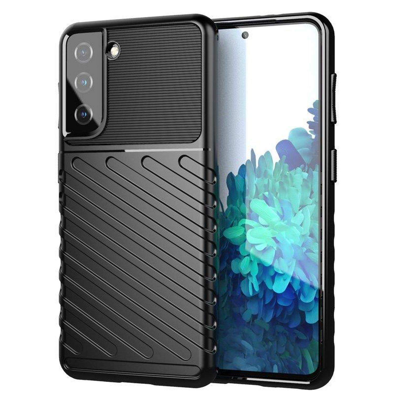 Armor SchutzHülle "Thunder" Case Bumper HandyhülleRobust Rutschfest kompatibel mit Samsung Galaxy S23 Plus