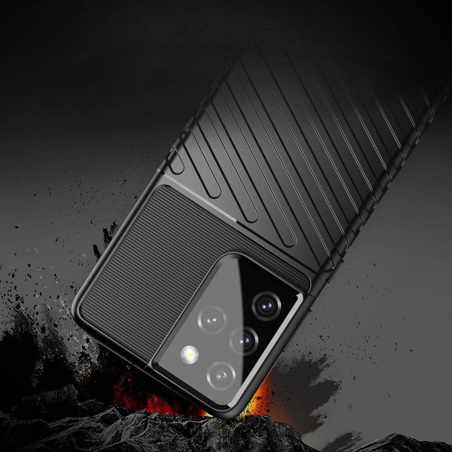 Armor SchutzHülle "Thunder" Case Bumper HandyhülleRobust Rutschfest kompatibel mit Samsung Galaxy S23 Plus