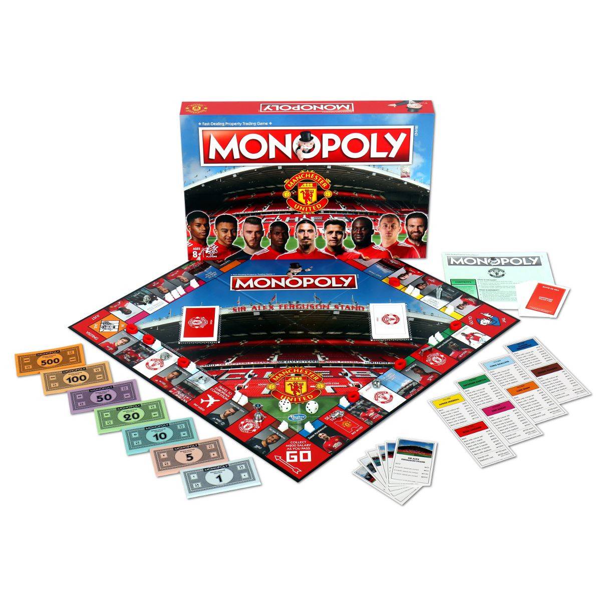 Monopoly - Manchester United, englische Ausgabe Brettspiel Gesellschaftsspiel
