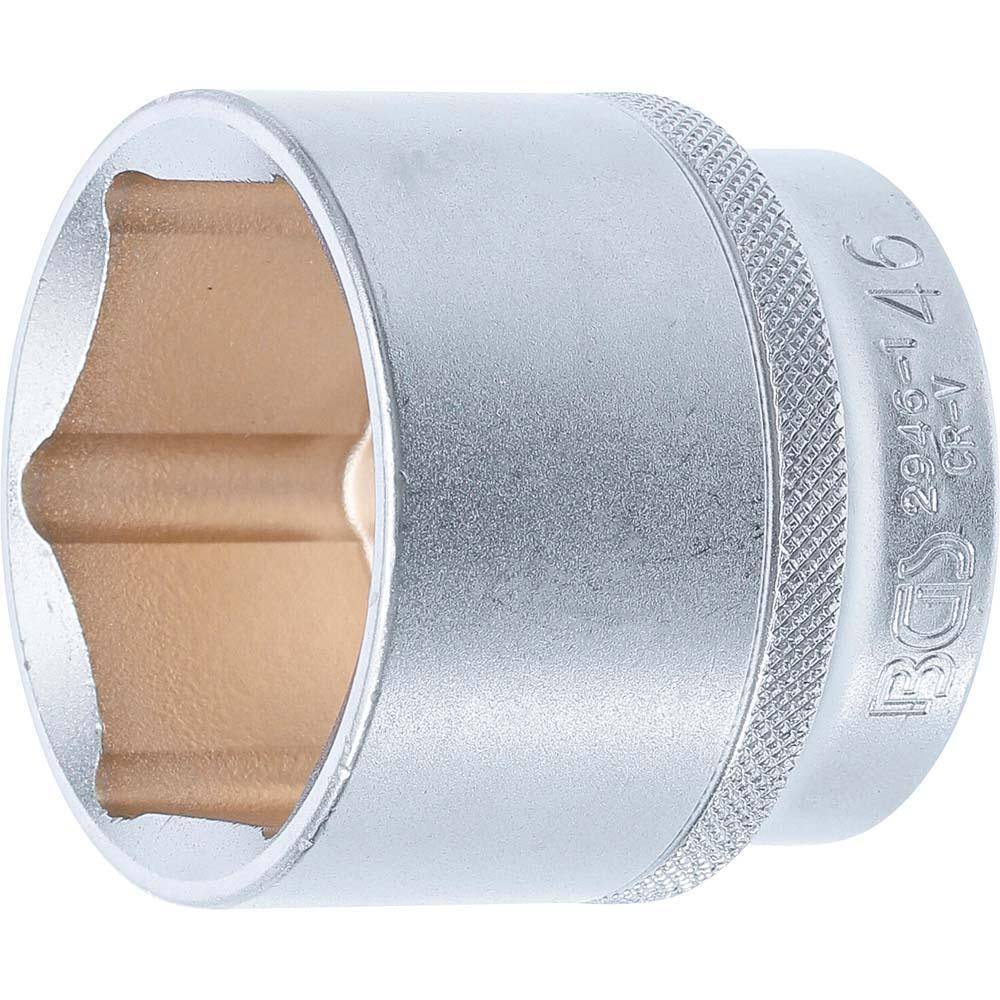 Steckschlüssel-Einsatz - Antrieb Innenvierkant 12,5 mm (1/2 '') - Sechskant - SW 46 mm