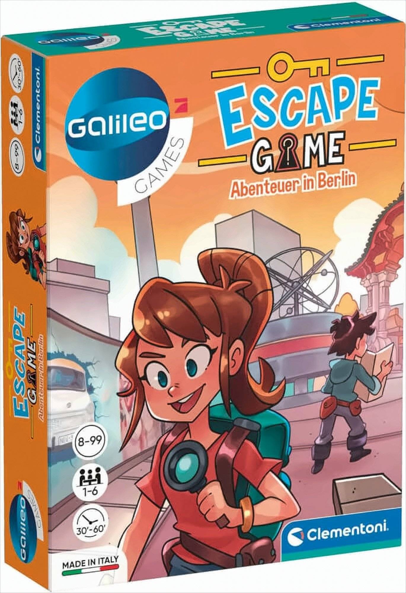 Clementoni - Galileo Games Escape Games - Abenteuer in Berlin Neu & OVP