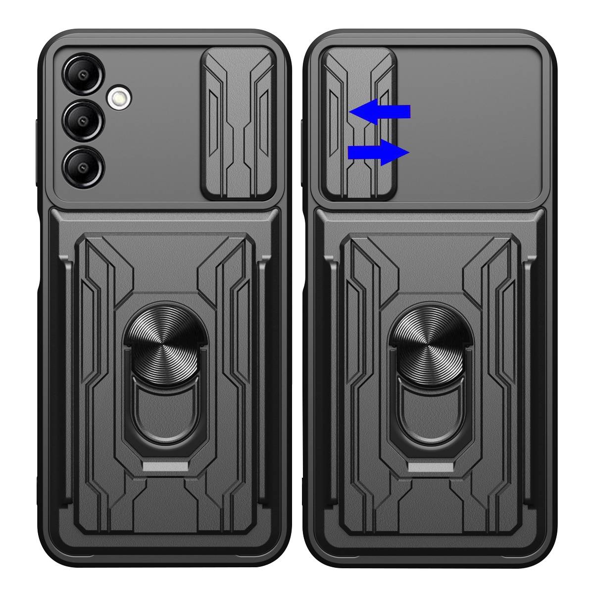 Für Samsung Galaxy A14 5G 4G TPU / PC Kamera Schild Magnet Ring Cover