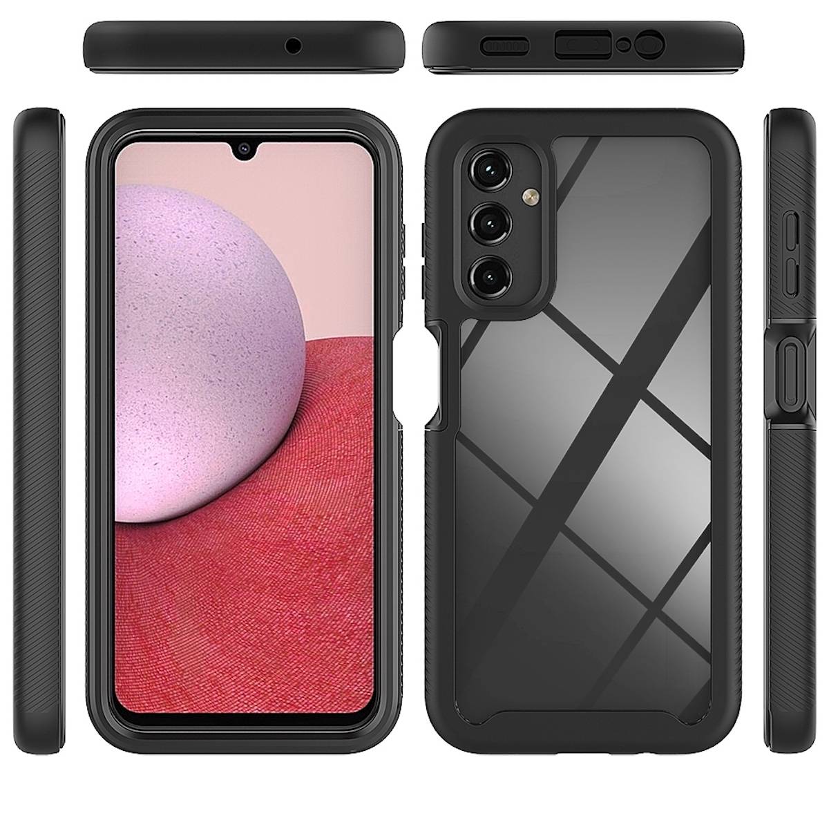 Für Samsung Galaxy A14 5G / 4G 360 Grad Full Handy Tasche Etuis Cover
