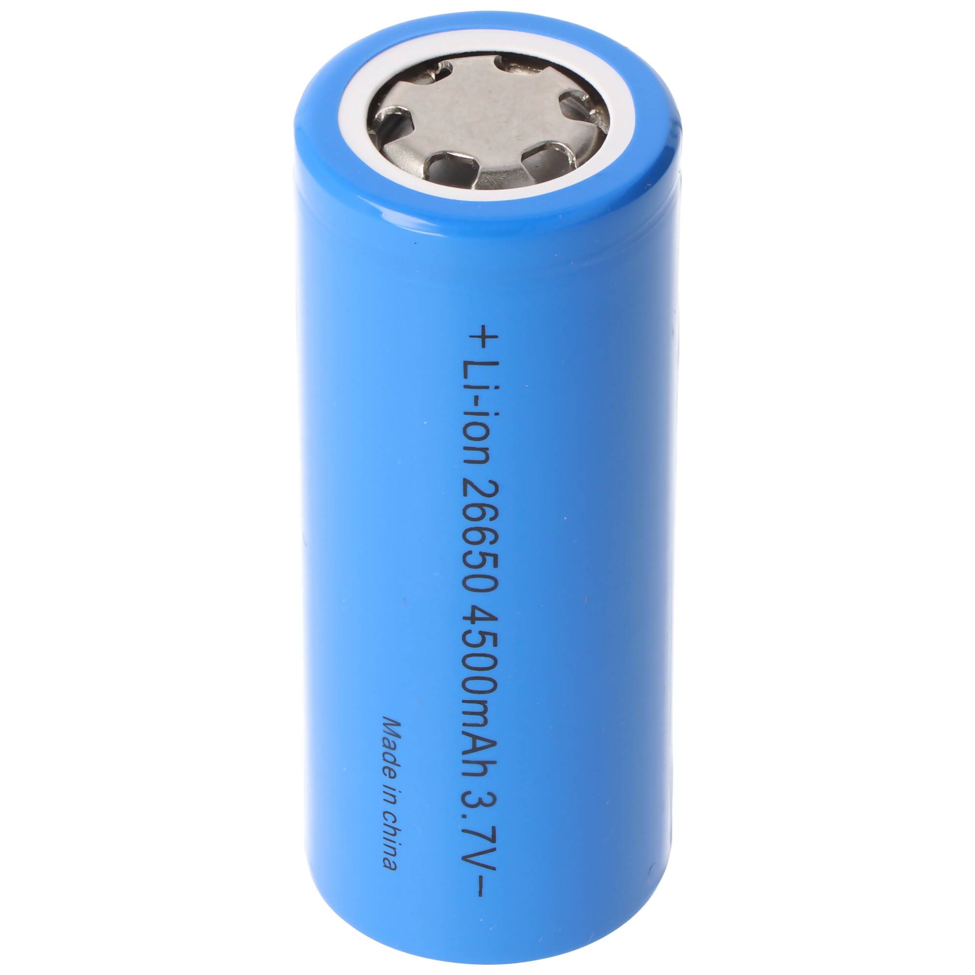 4500mAh Li-ion Akku 26650A 3,6V, 3,7V, max. 15A Entladestrom, 26,5x65,2mm