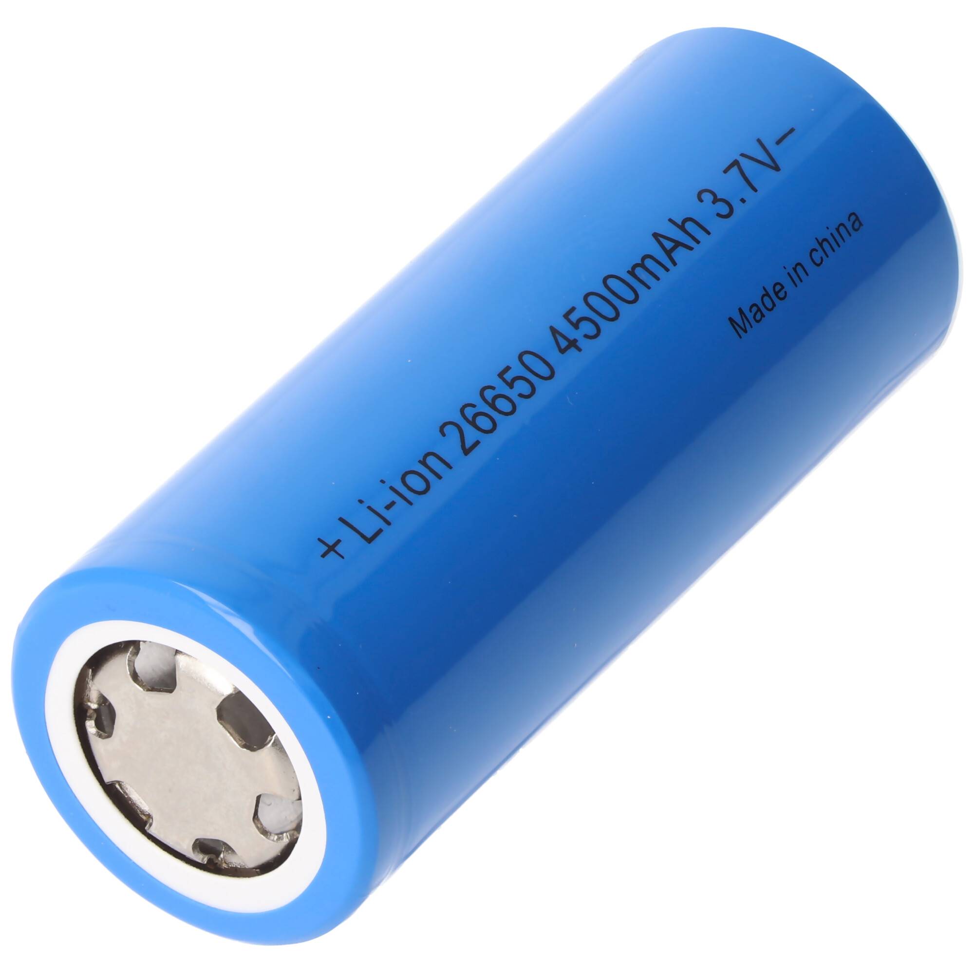 4500mAh Li-ion Akku 26650A 3,6V, 3,6V, max. 15A Entladestrom, 26,5x65,2mm