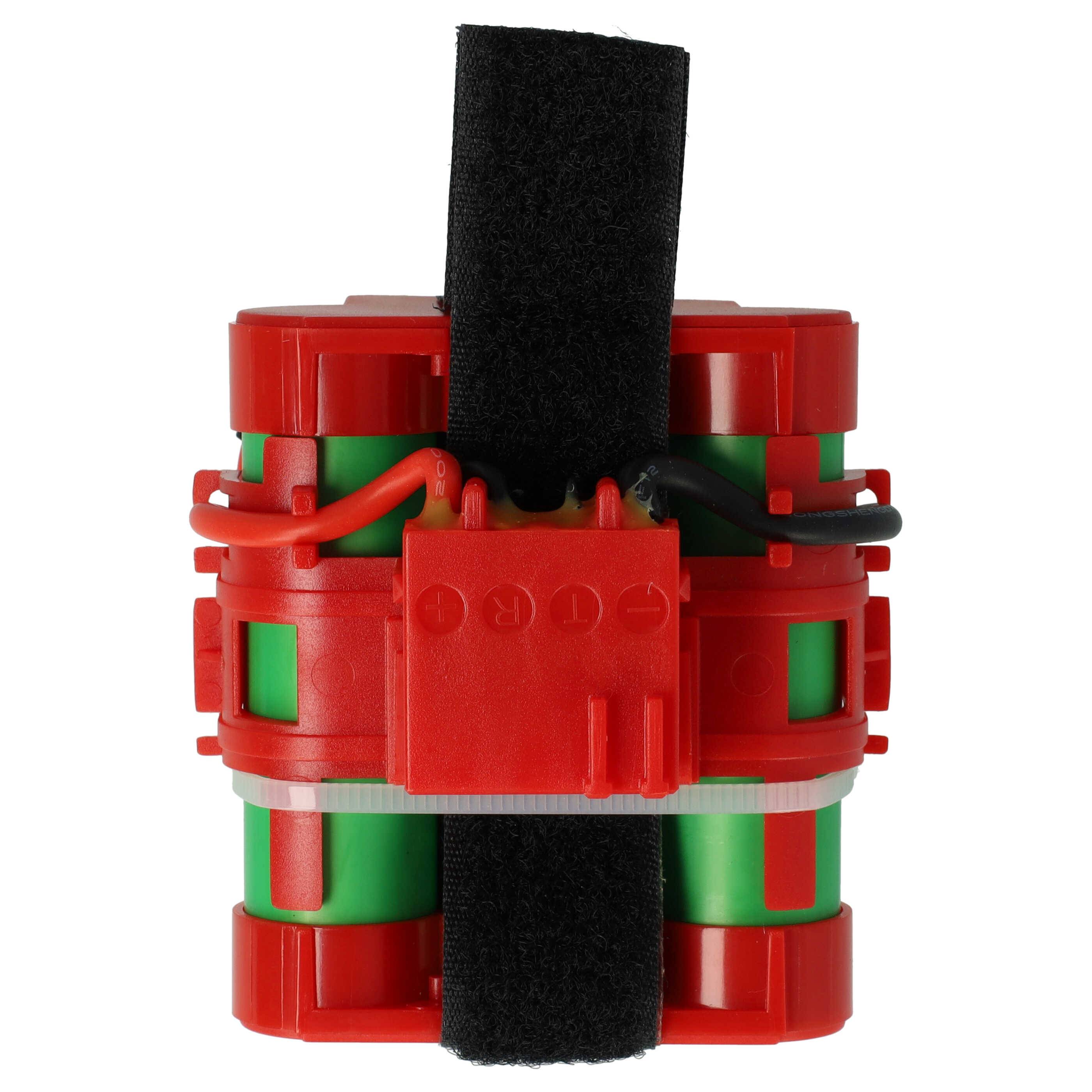 EXTENSILO Akku kompatibel mit McCulloch R1000 2018, R1000 2017, R800 2017, R1000 2019 Rasenroboter Rasenmäher (3000mAh 18V Li-Ion)