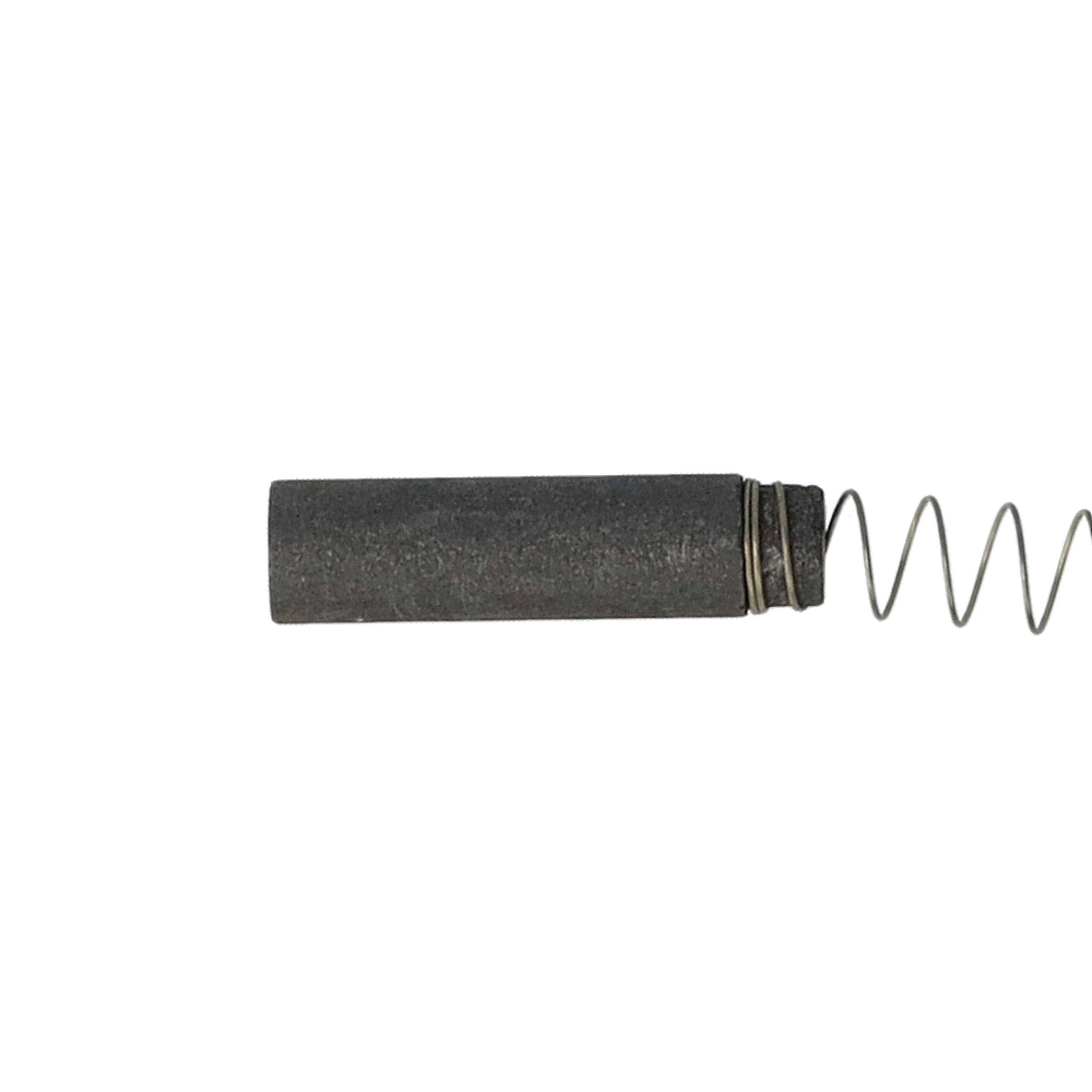 vhbw 2x Kohlebürste 15 x 4 x 4 mm für Elektronikgeräte, Föhn + Feder