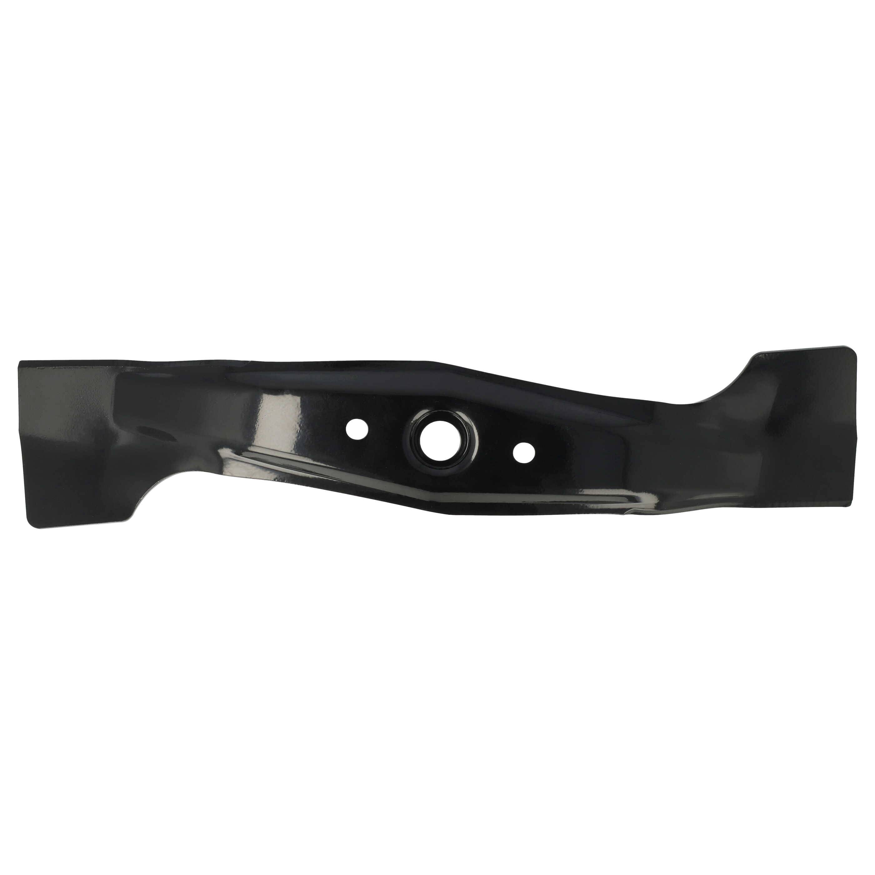 vhbw Ersatz-Messer kompatibel mit Honda HRG 476C, HRB 475, HR 475, HRB 476 Rasenmäher - Ersatzklinge Schwarz, 40MnB-Stahl