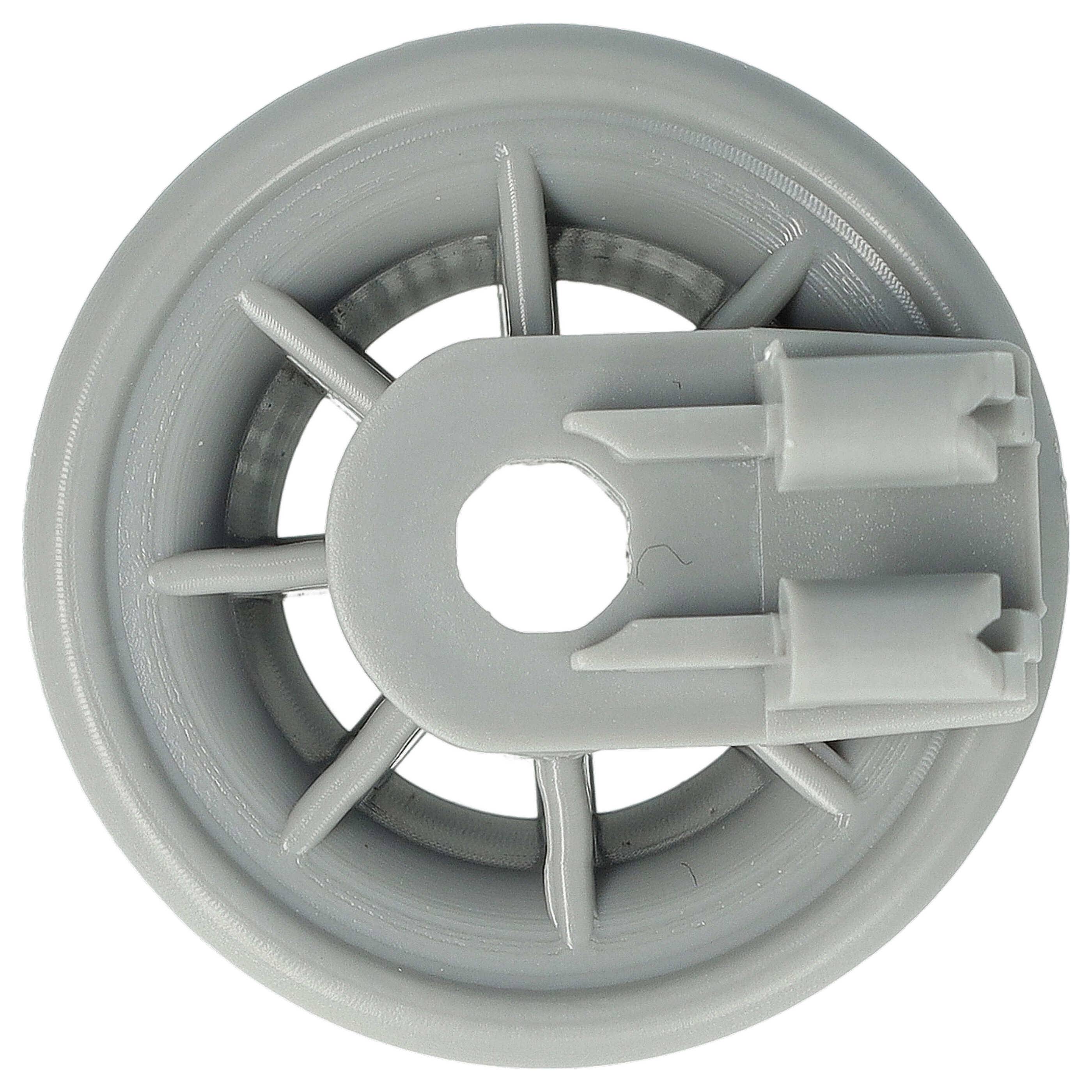 vhbw 8x Korbrolle für Unterkorb kompatibel mit Constructa Geschirrspüler - Durchmesser 35 mm