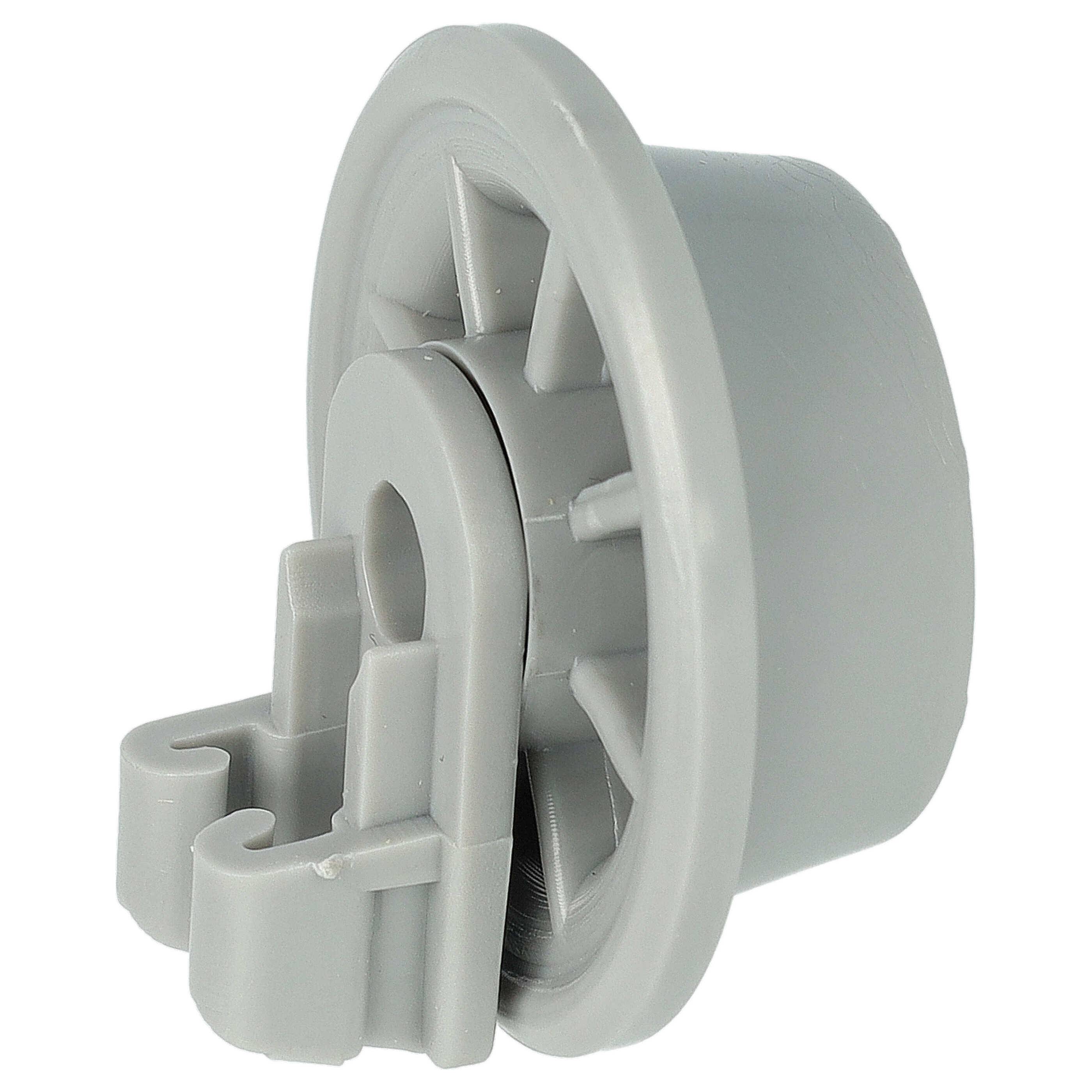 vhbw 8x Korbrolle für Unterkorb kompatibel mit Constructa Geschirrspüler - Durchmesser 35 mm