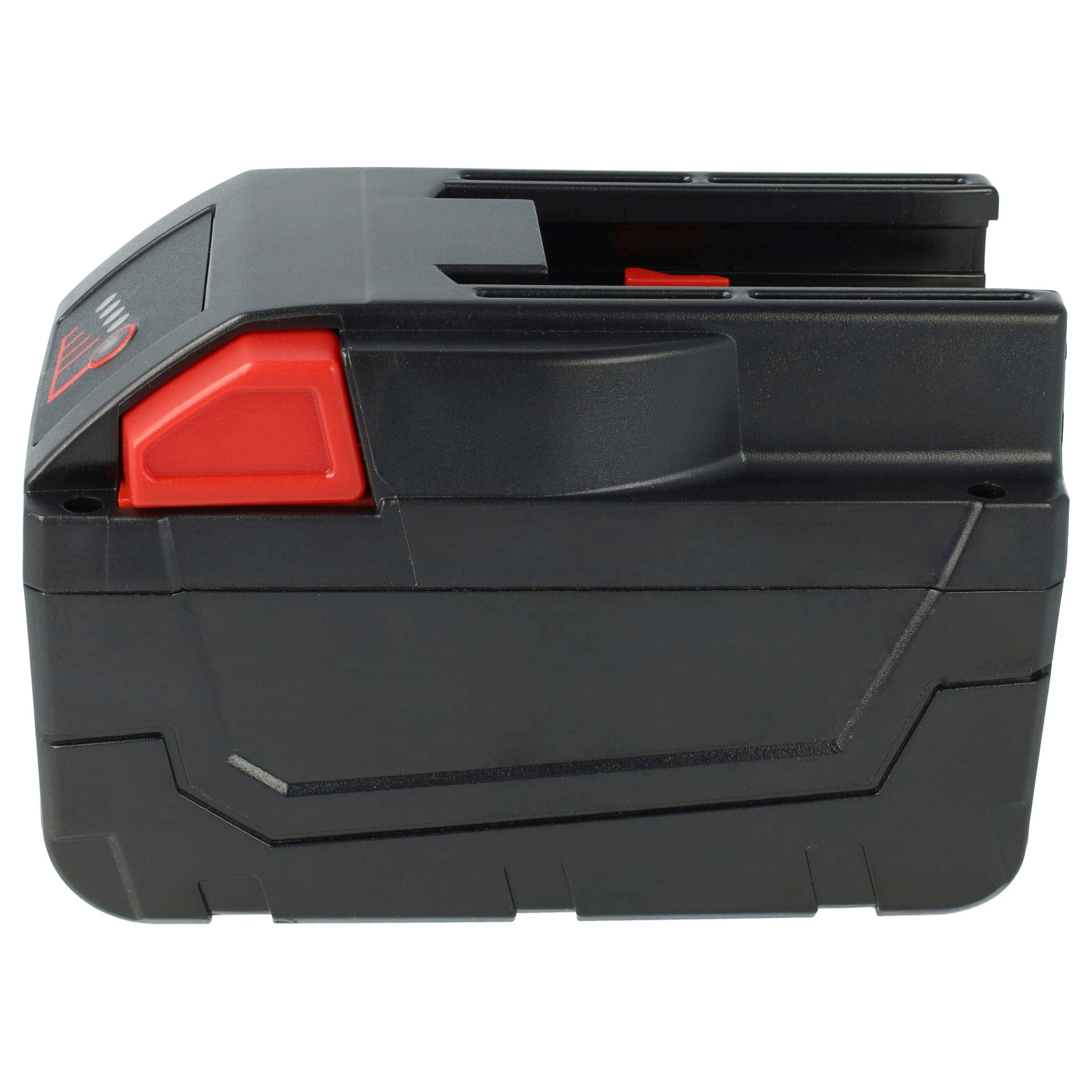 EXTENSILO Akku kompatibel mit Milwaukee HD28 H, HD28 HX, HD28 AG, HD28 AG 125, HD28 CS Werkzeug, Staubsauger (5000 mAh, Li-Ion, 28 V)