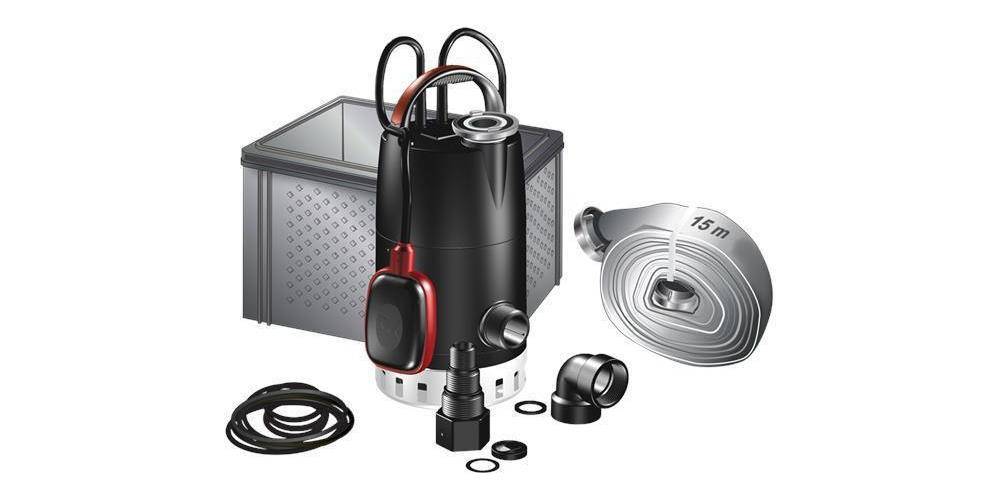 Grundfos Grundf Hochwasser-Komplettpaket MULTIBOX 230 V, 10 m Kabel