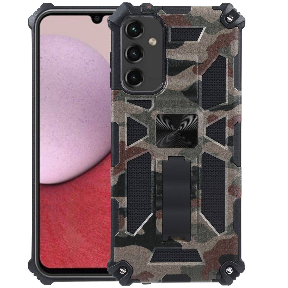 Für Samsung Galaxy A14 5G / 4G Camouflage Shockproof Armor Military