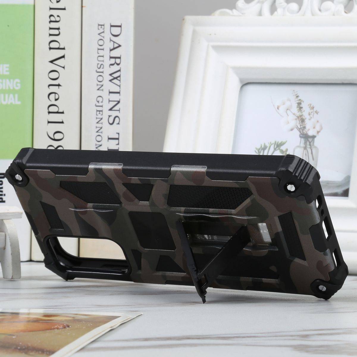 Für Samsung Galaxy A14 5G / 4G Camouflage Shockproof Armor Military