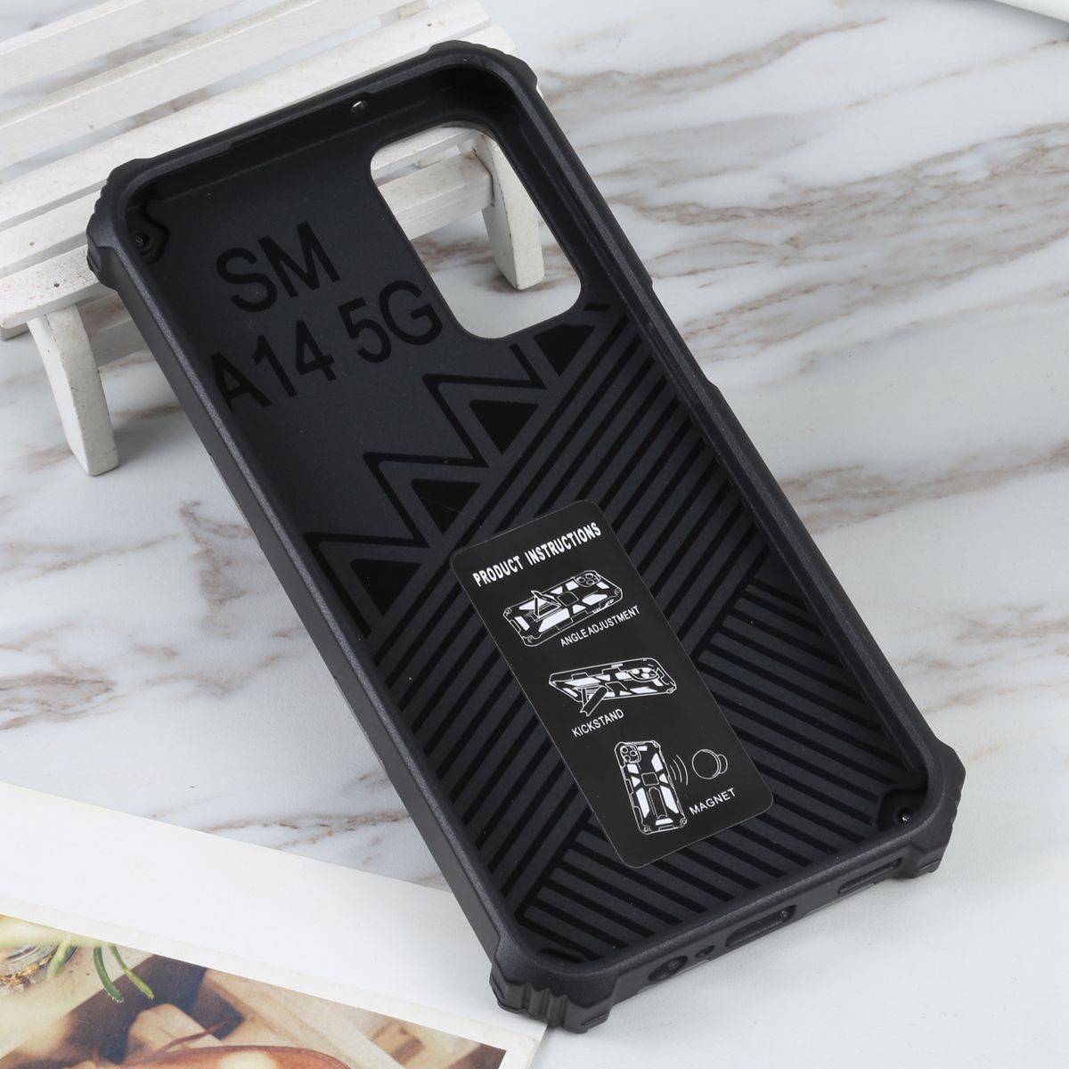 Für Samsung Galaxy A14 5G / 4G Camouflage Shockproof Armor Military