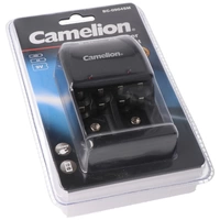 Stecker-Ladegerät BC-0904SM für eine paarweise Ladung von AAA, AA oder 9V Block NiMH Akkus, 2 LED-Anzeigen Stecker-Ladegerät BC-0904SM für eine paarweise Ladung von AAA, AA oder 9V Block NiMH Akkus, 2 LED-Anzeigen
