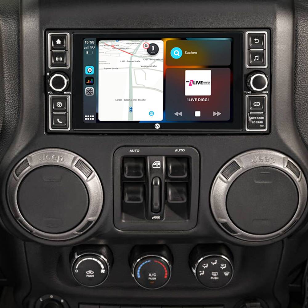 Für Jeep Chrysler Dodge 300C Journey Cherokee 6.2"Touch Android GPS Navi CarPlay