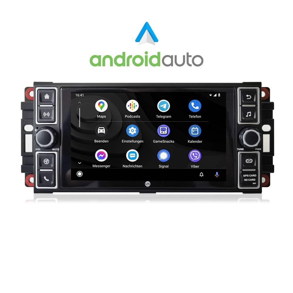 Für Jeep Chrysler Dodge 300C Journey Cherokee 6.2"Touch Android GPS Navi CarPlay