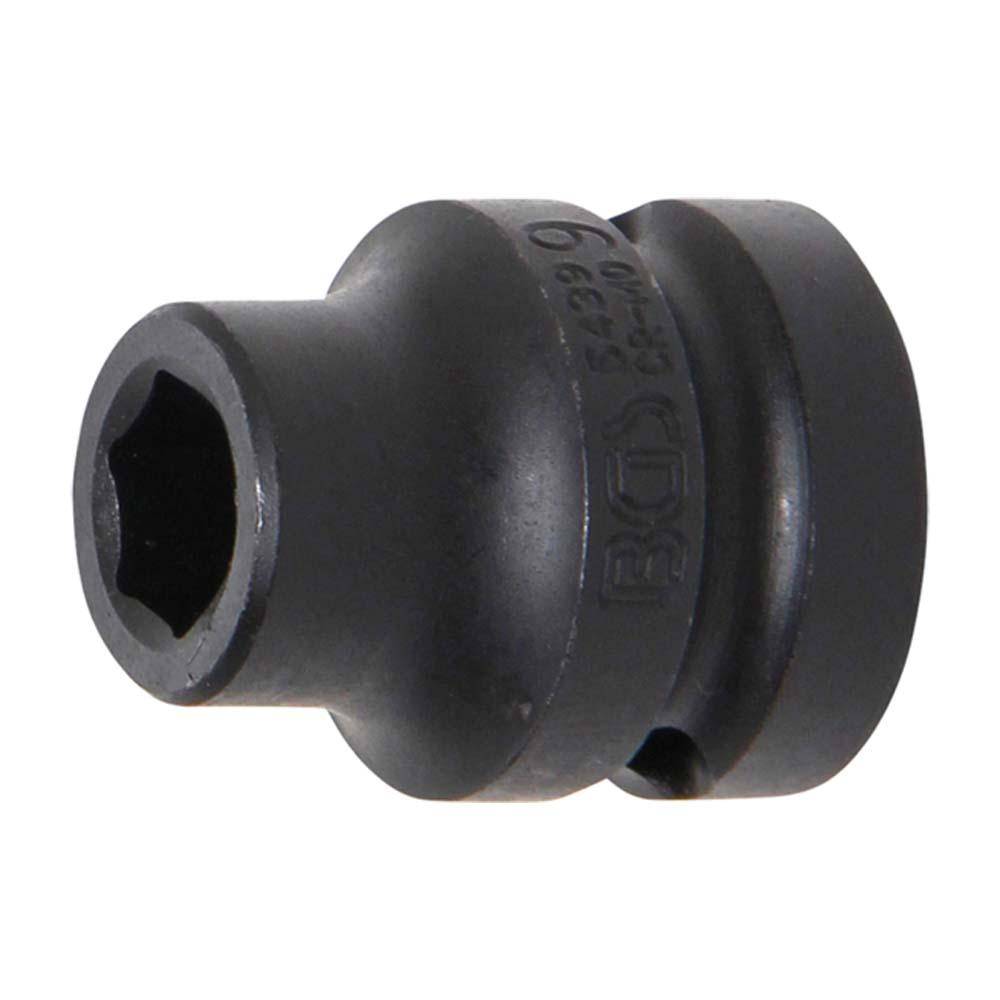 Kraft-Steckschlüssel-Einsatz - Sechskant - Antrieb Innenvierkant 12,5 (1/2") - SW 9 mm