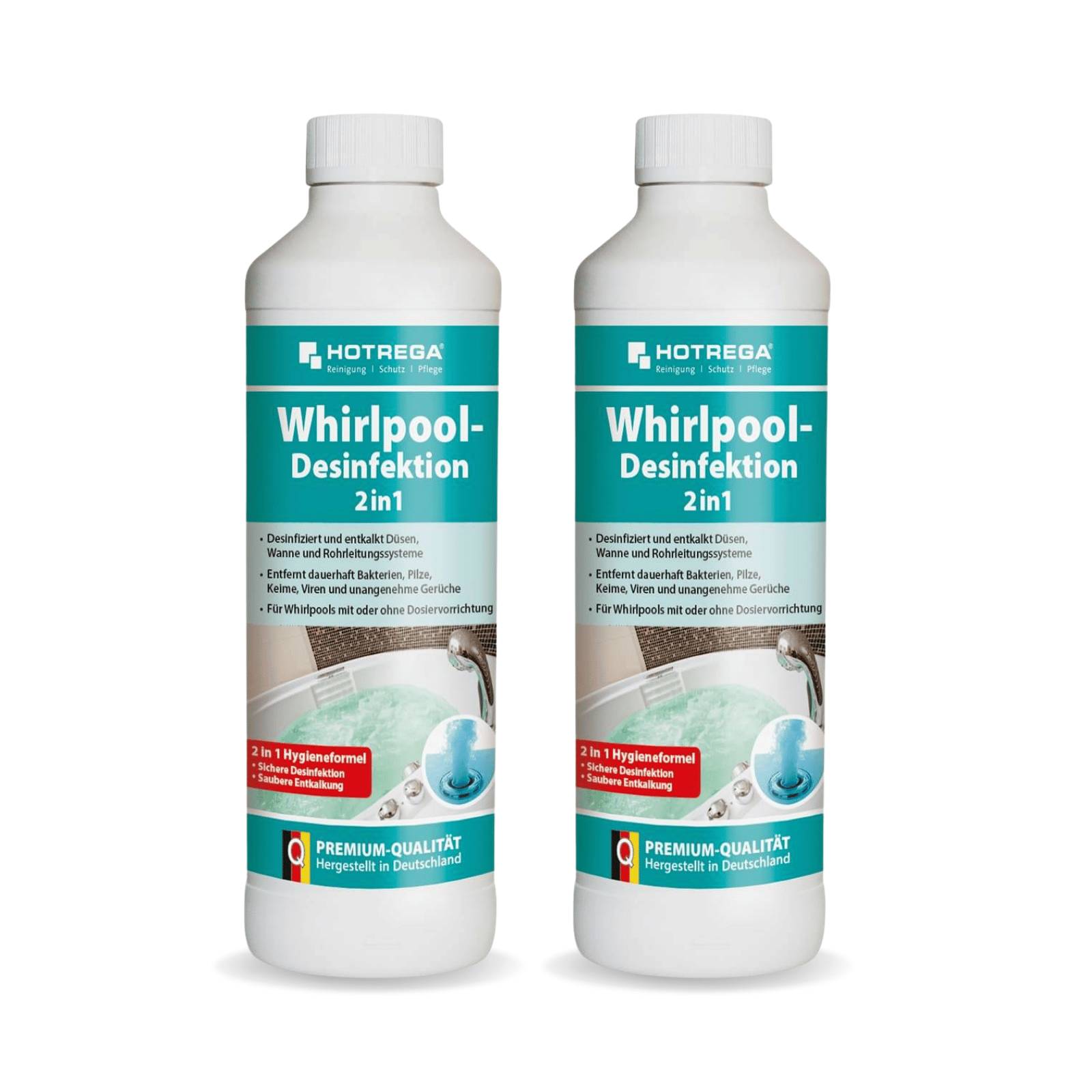 HOTREGA Whirlpool Desinfektion 2in1 Konzentrat 2x 500 ml